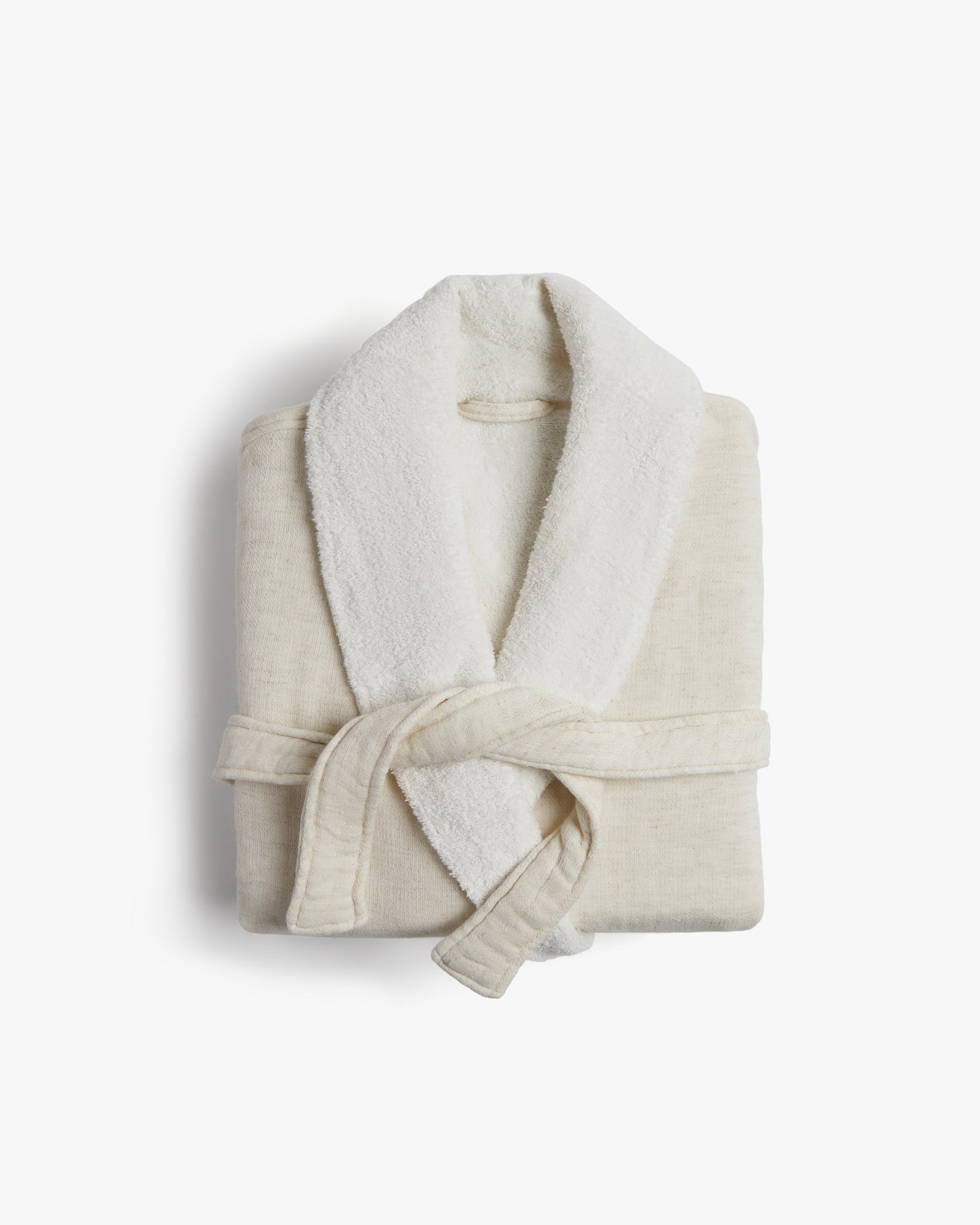  Organic Gauze Terry Robe (Natural with Cream)、mySite、sugarbowlscore