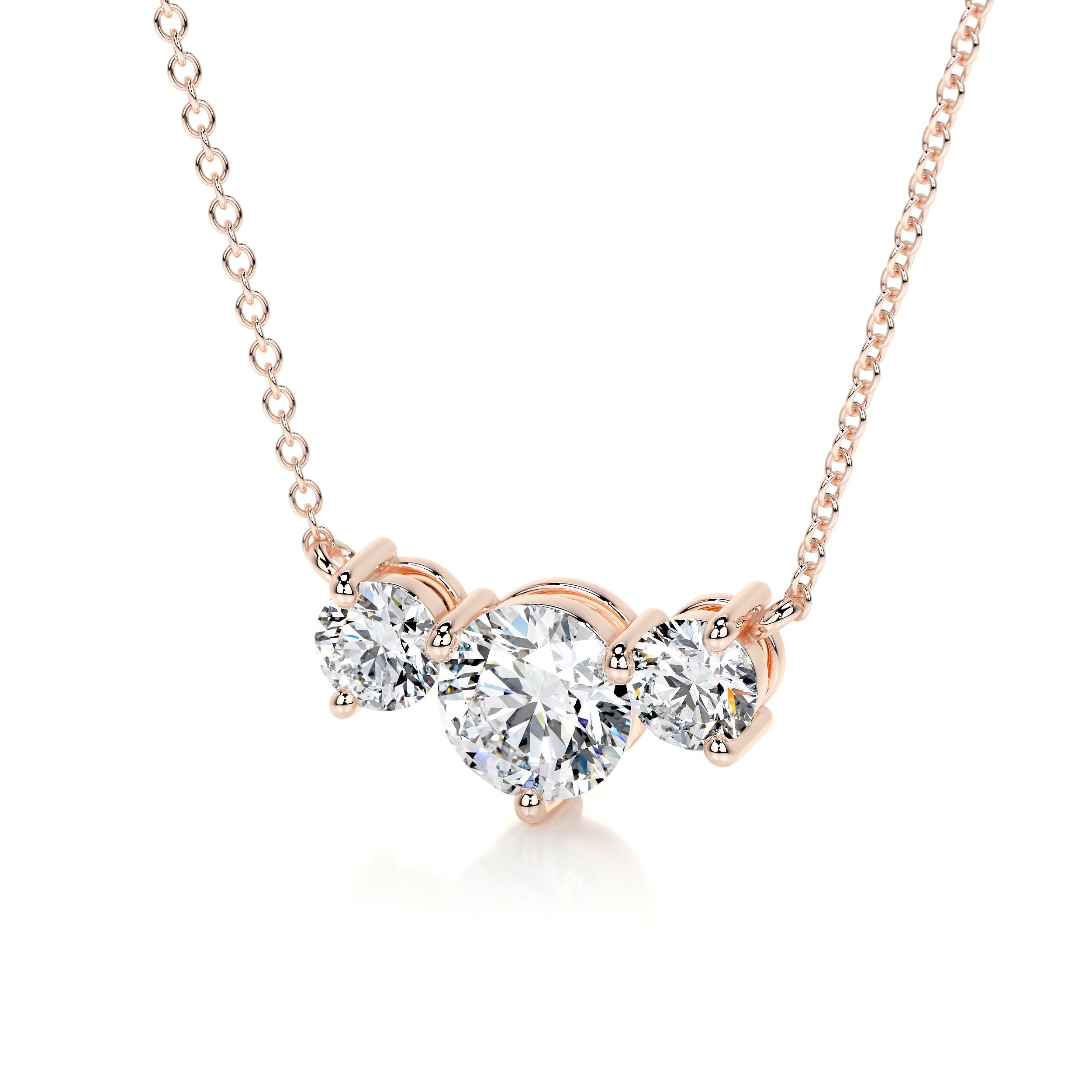 Petit Susan Lab Grown Diamond Pendant -14K Rose Gold、mySite、hinf8tx79