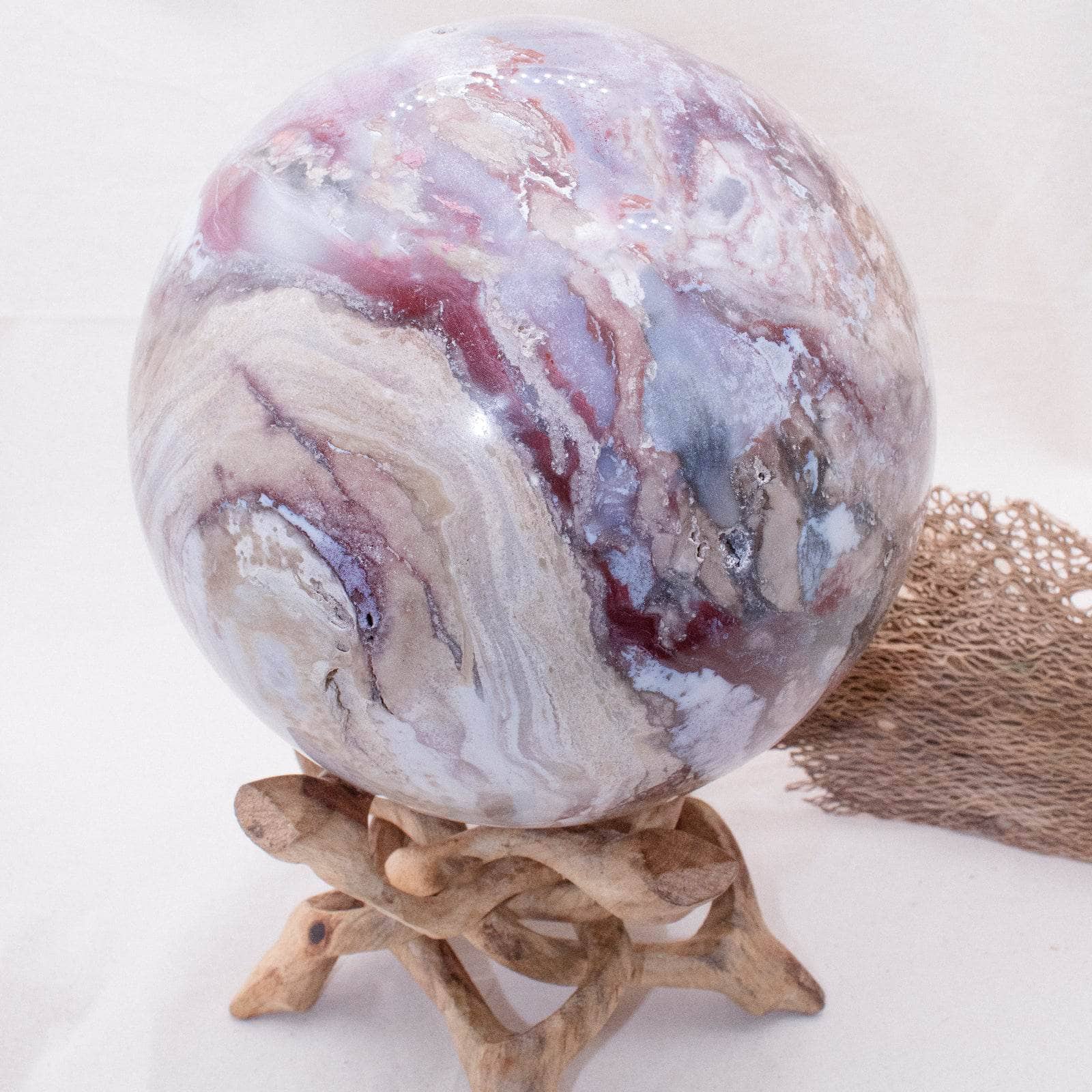 Petrified Wood Sphere - AAA Premium Quality、mySite、hinf8tx79