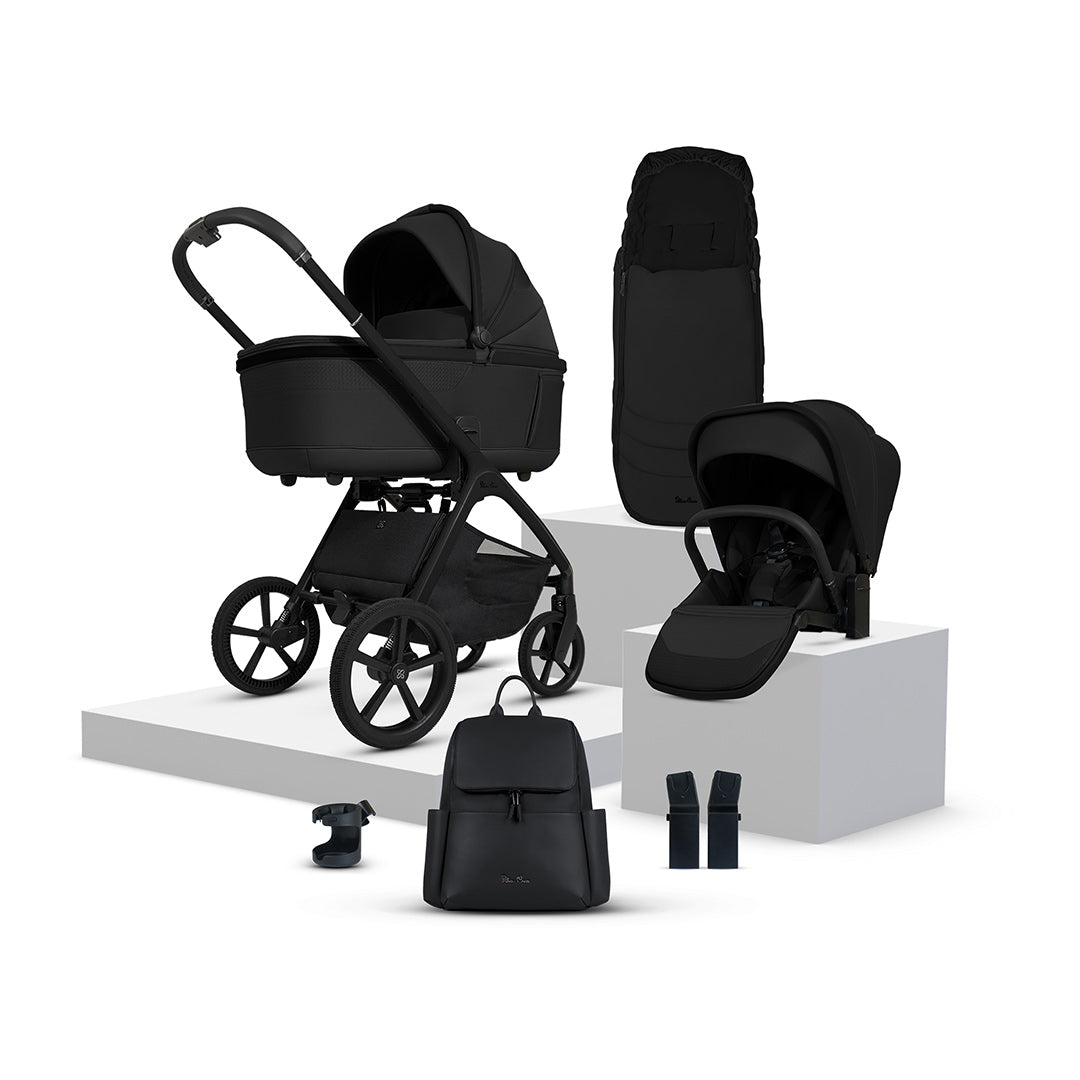  Silver Cross Cove Pushchair Accessory Bundle - Onyx、mySite、merchandisen