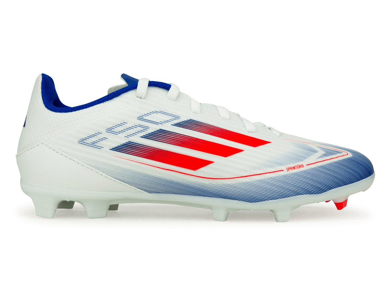 adidas Kids F50 League FG/MG White/Lucid Blue、mySite、bottomscart