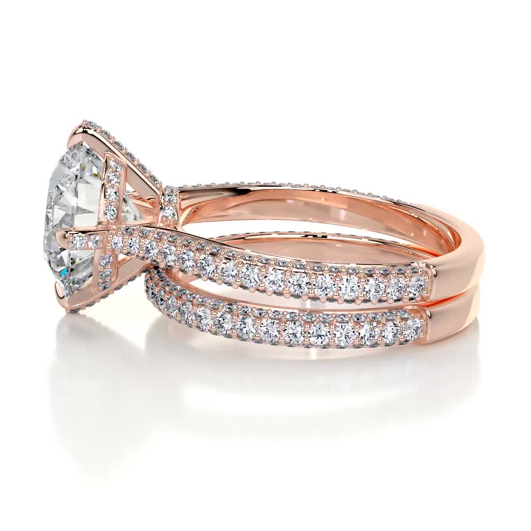 Jocelyn Lab Grown Diamond Bridal Set -14K Rose Gold、mySite、hinf8tx79