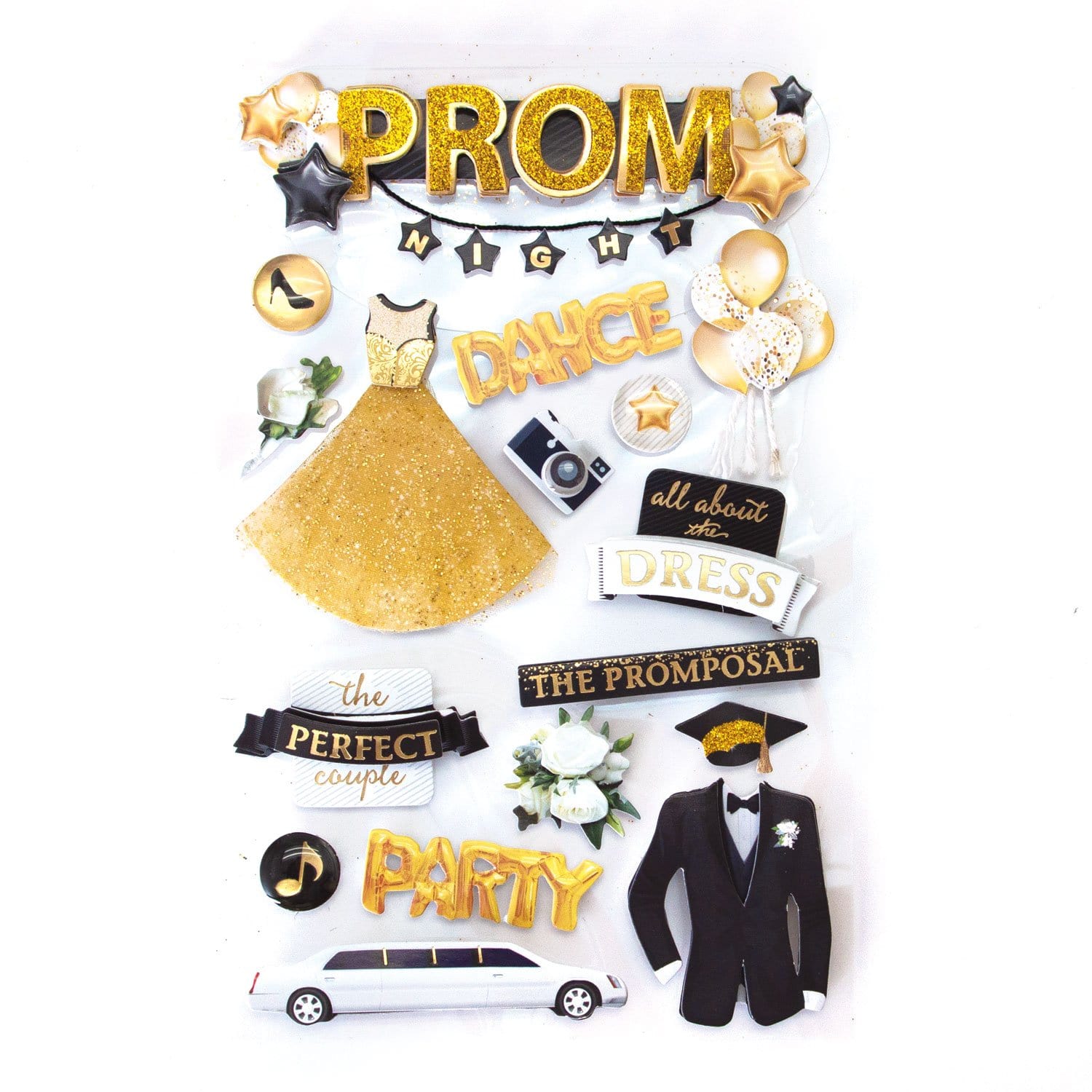  Scrapbook Stickers - 3D Prom、mySite、ghnorth