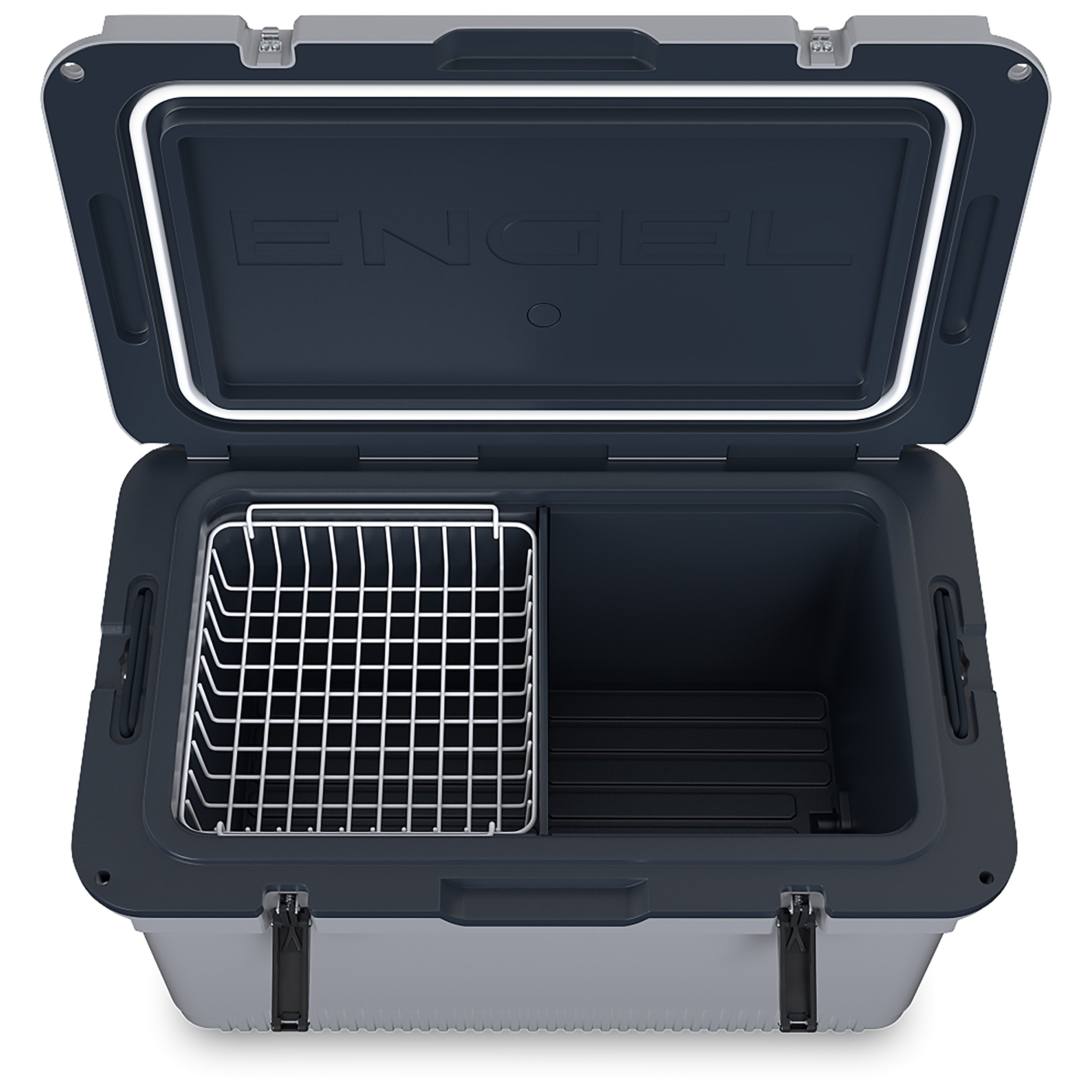 ENGEL 60QT UltraLite Injection-Molded Cooler With Wire Basket and Divider、mySite、noshort