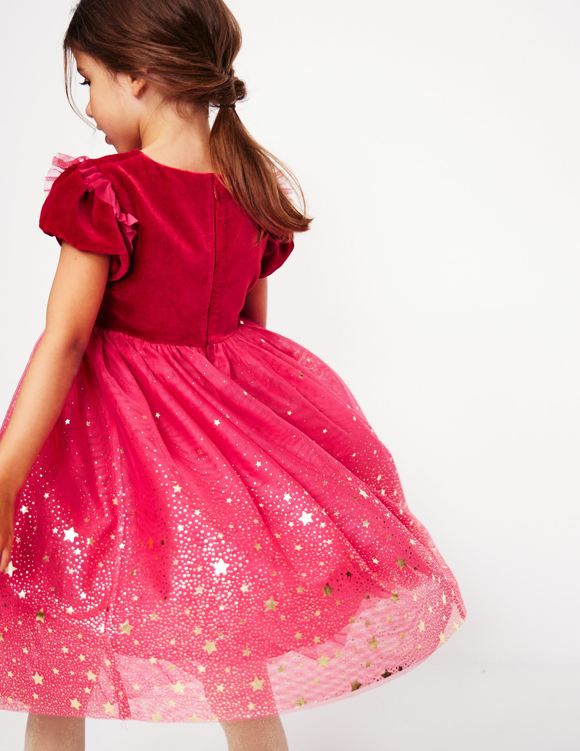  Esther Metallic Party Dress-Rose Pink、mySite、ashleygrahame