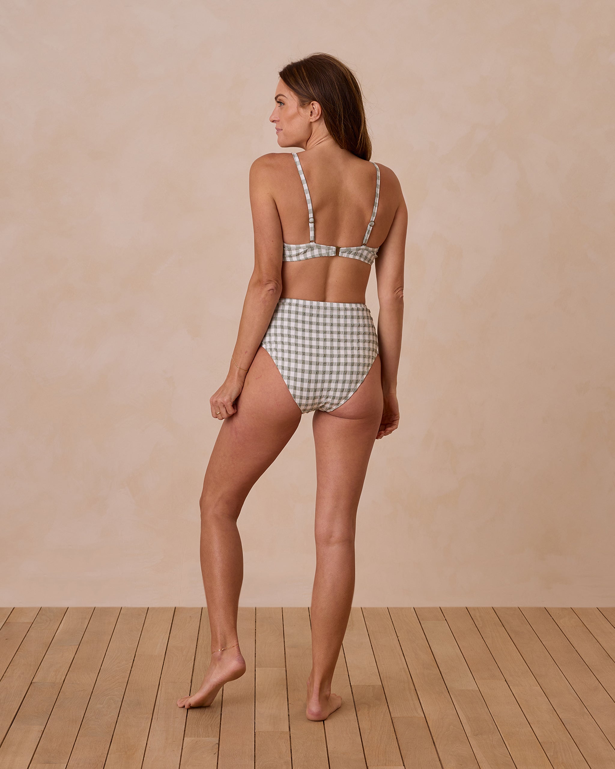  Retro Bikini Top | Eucalyptus Check、mySite、layawaytickets