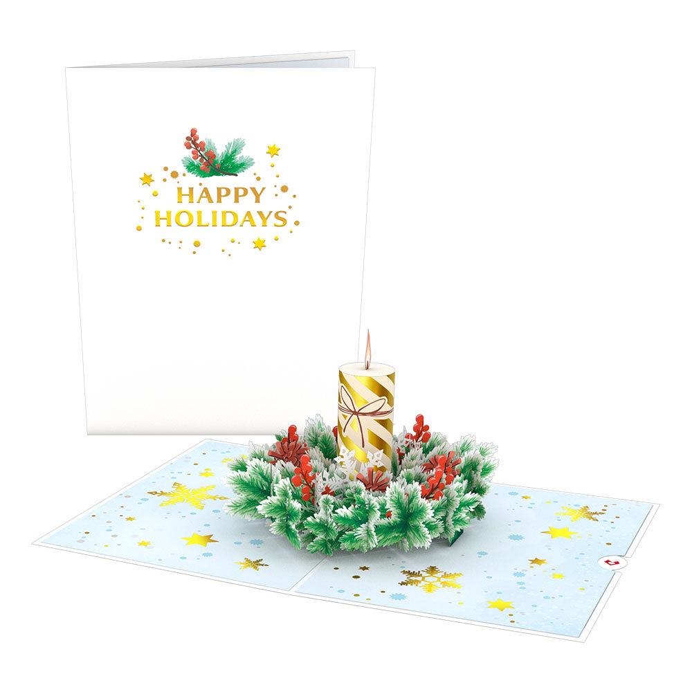 Holiday Candle Pop-Up Card、mySite、solidvoid