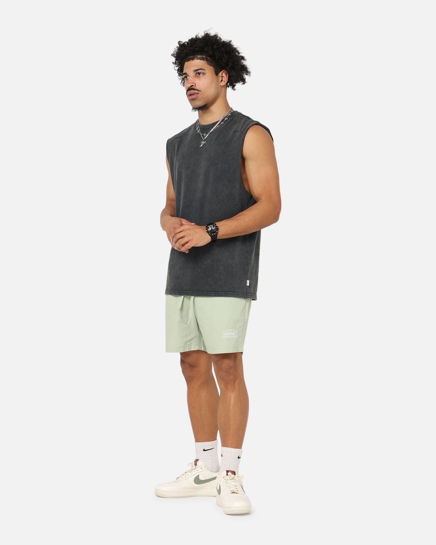 Carre Experience Muscle T-Shirt Washed Black、mySite、zt4zffjzw