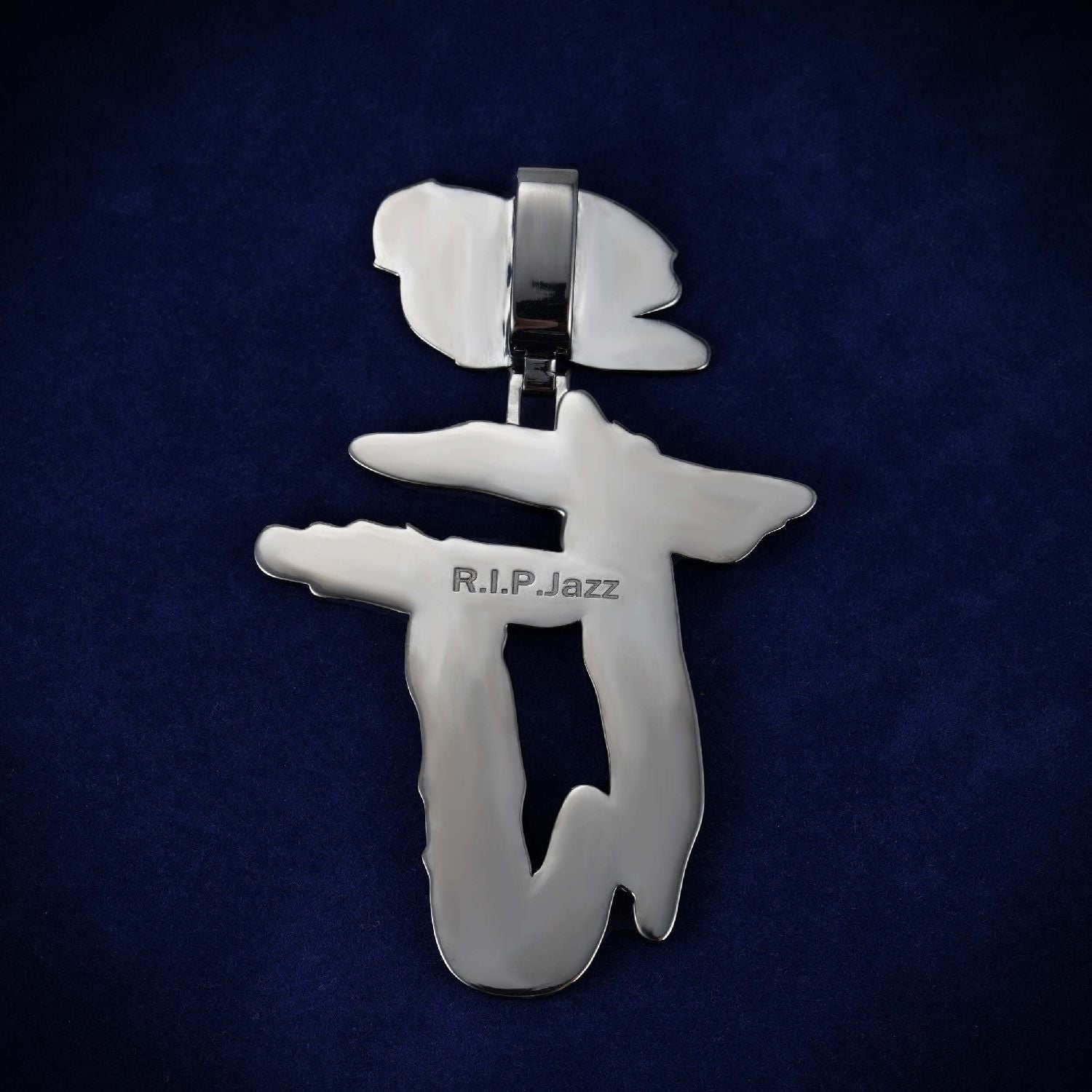 TJ Custom Black Moissanite Pendant 14K Gold、mySite、hinf8tx79