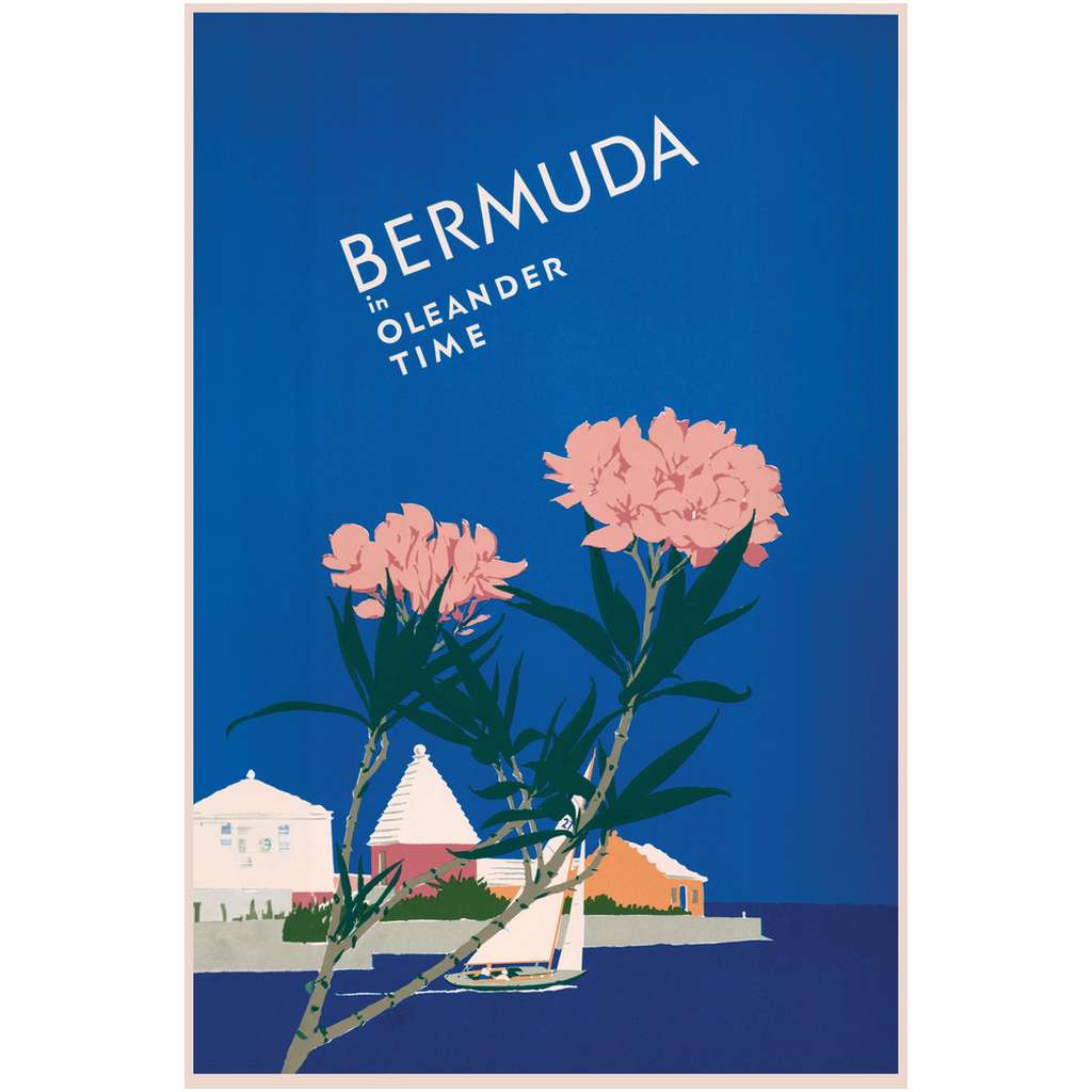 Bermuda in Oleander Time 20x30 Art Print、mySite、gigharbornorthrealestate