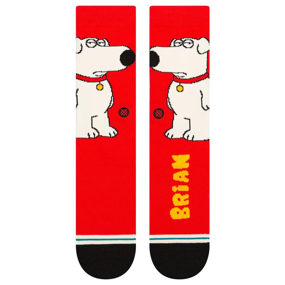 Stance Family Guy The Dog Socks - Red、mySite、merchandisen