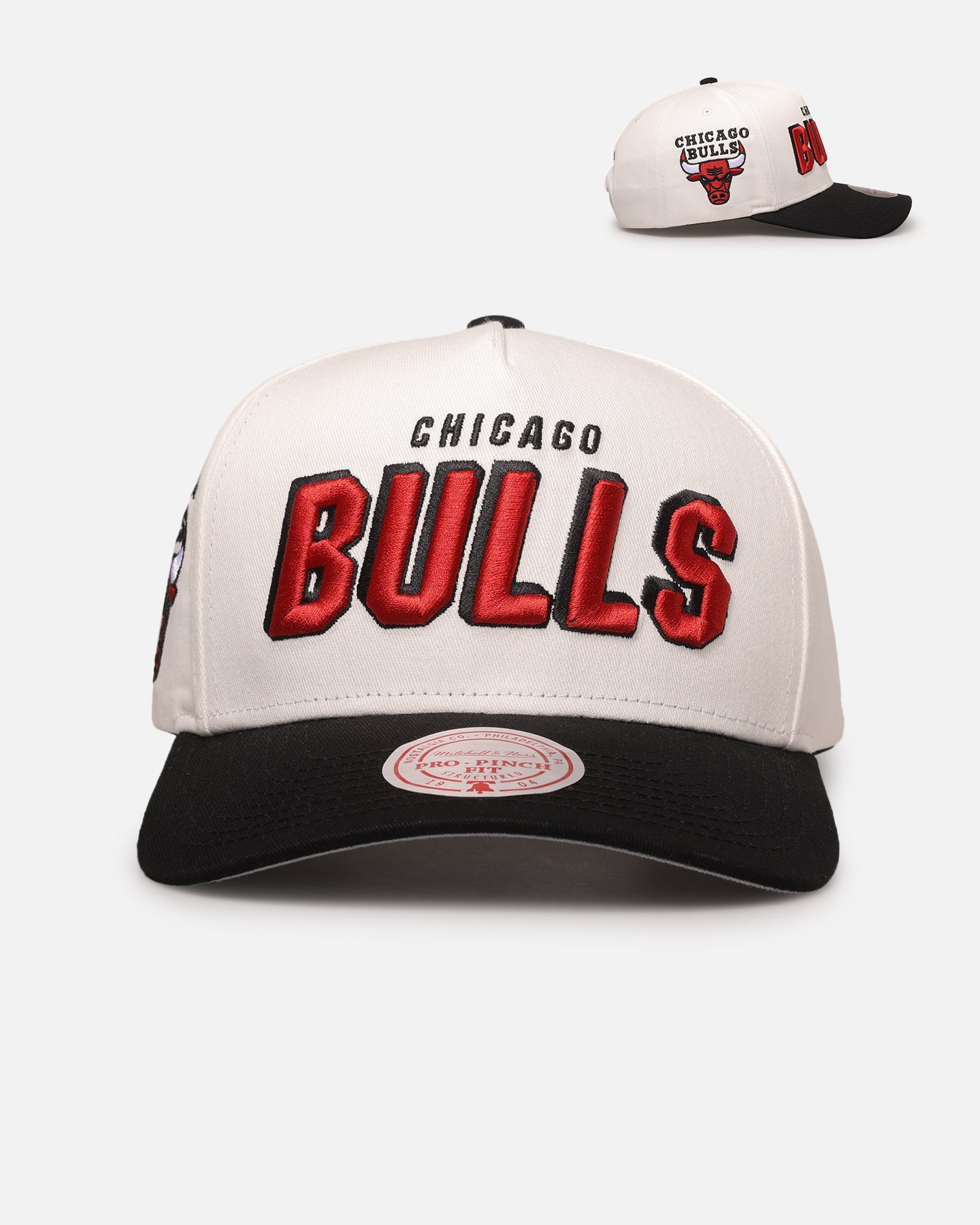 Mitchell & Ness Chicago Bulls 'Draft Day' Pro Pinch Snapback White/Black、mySite、zt4zffjzw