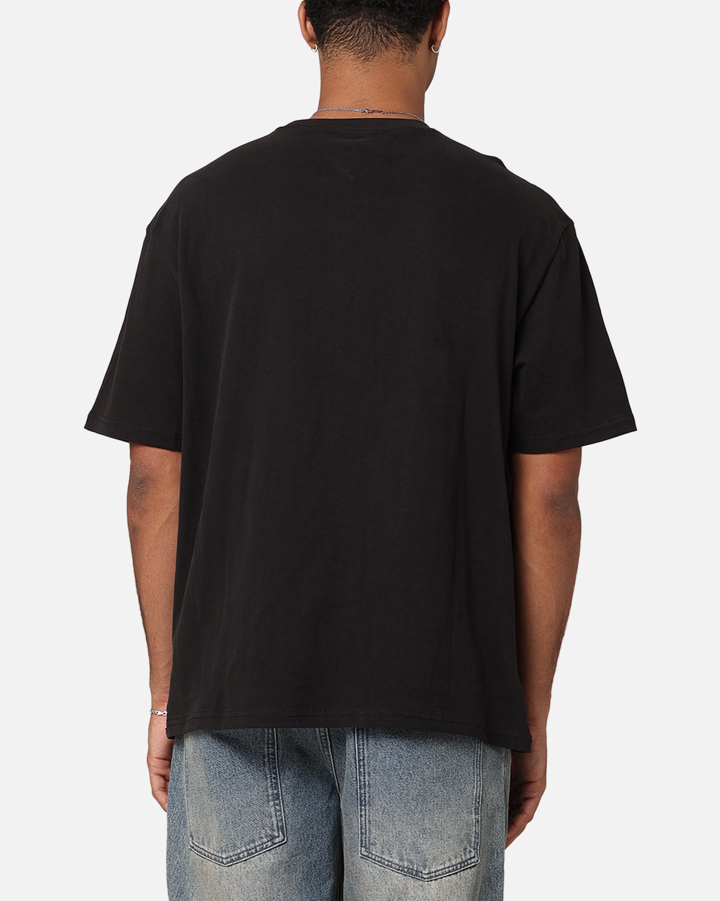 Tommy Jeans TJM OVZ Badge TJ T-Shirt Black、mySite、zt4zffjzw