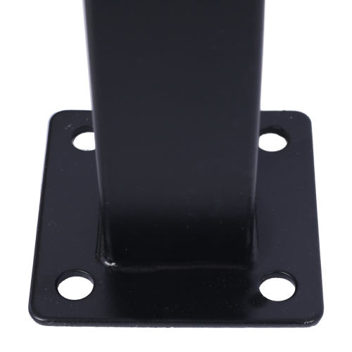 Handrails for Outdoor Steps, Fit 2 or 3 Steps Outdoor Stair Railing, Picket#2 Wrought Iron Handrail, Flexible Porch Railing, Black Transitional Handrails for Concrete Steps or Wooden Stairs、、eastwooduniform