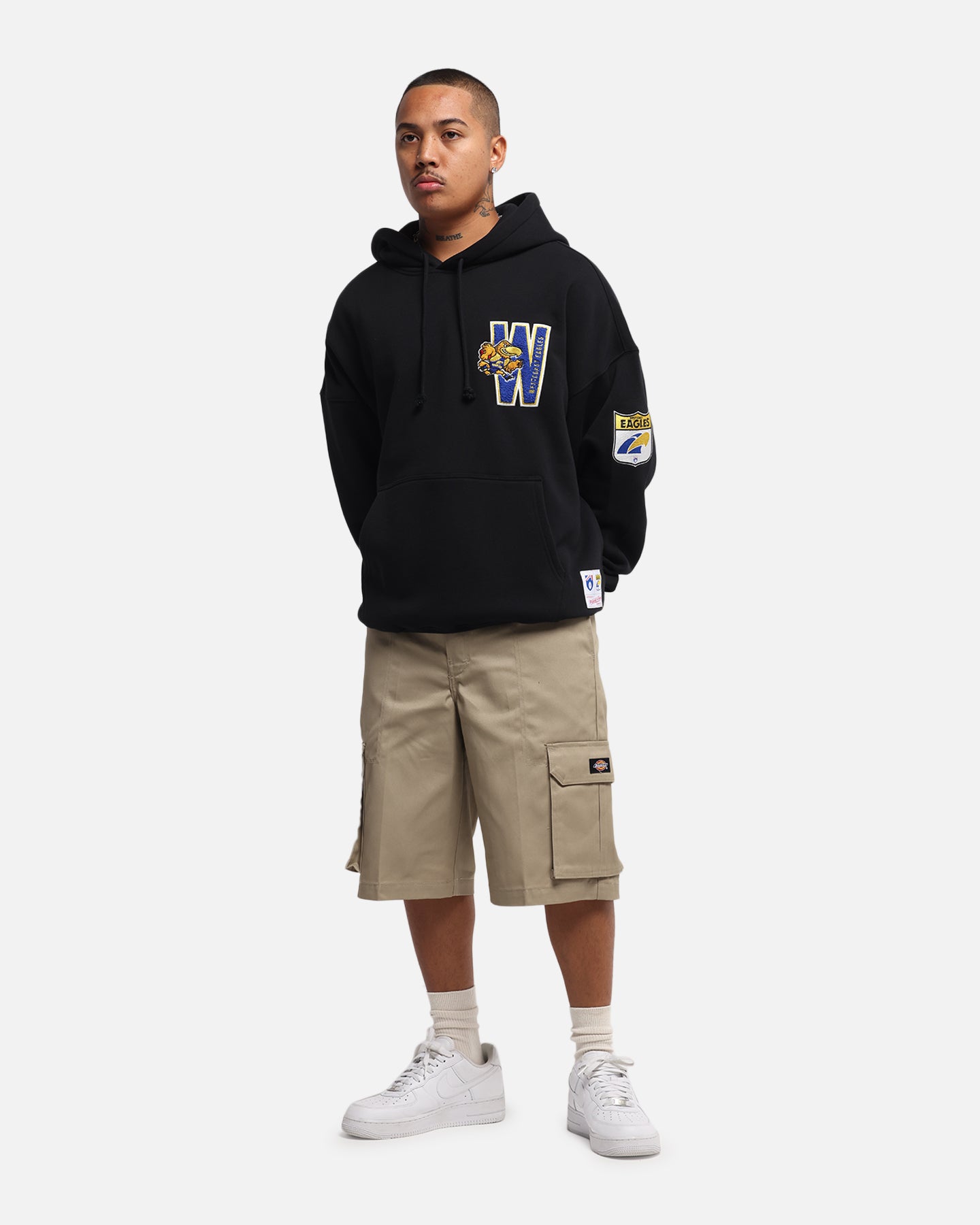 Mitchell & Ness West Coast Eagles Team Hoodie Solid Black、mySite、zt4zffjzw