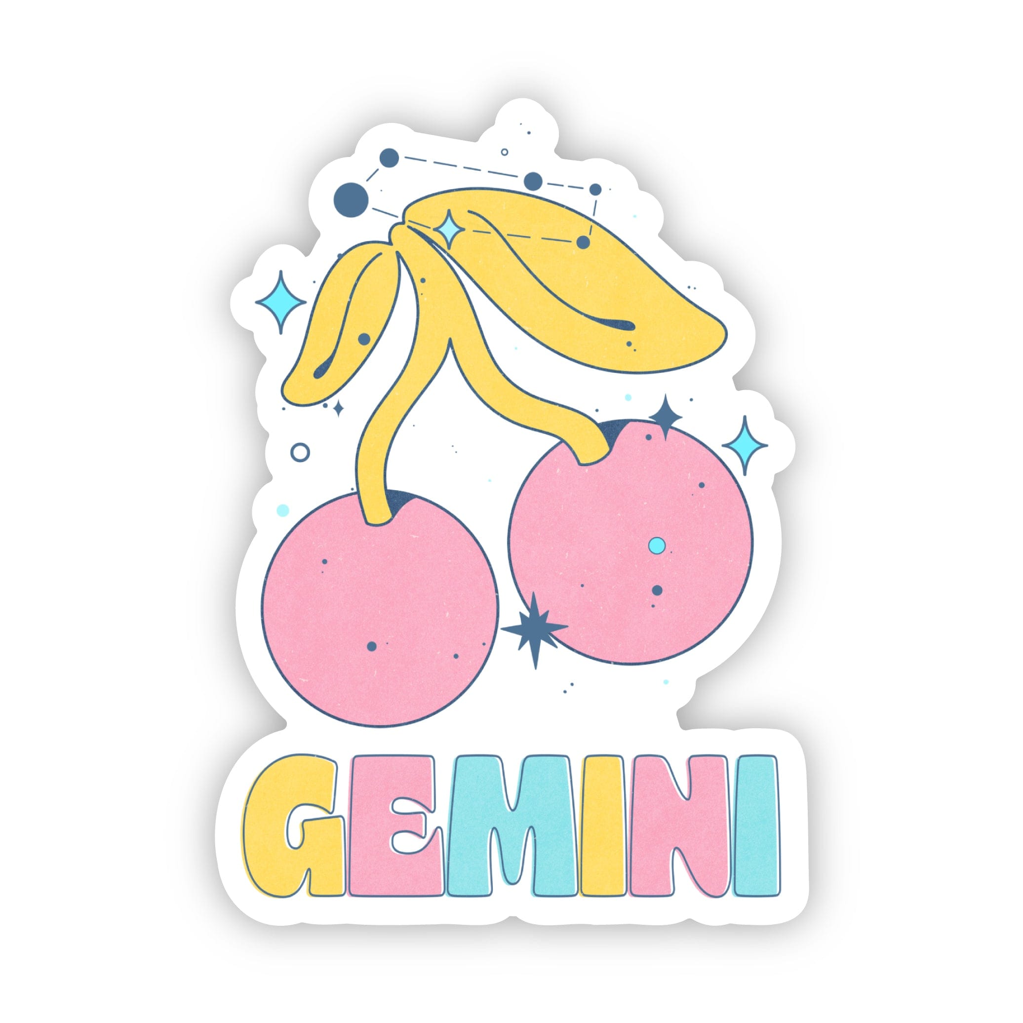  Gemini Zodiac Sign Sticker、mySite、ghnorth