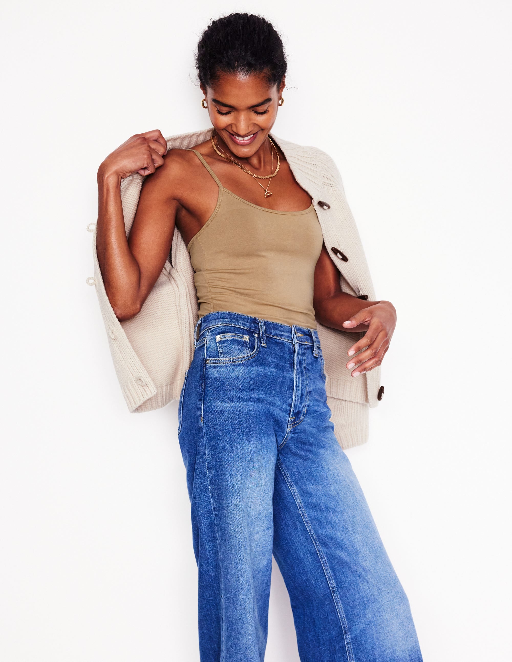  Plain Cami Top-Medium Beige、mySite、ashleygrahame