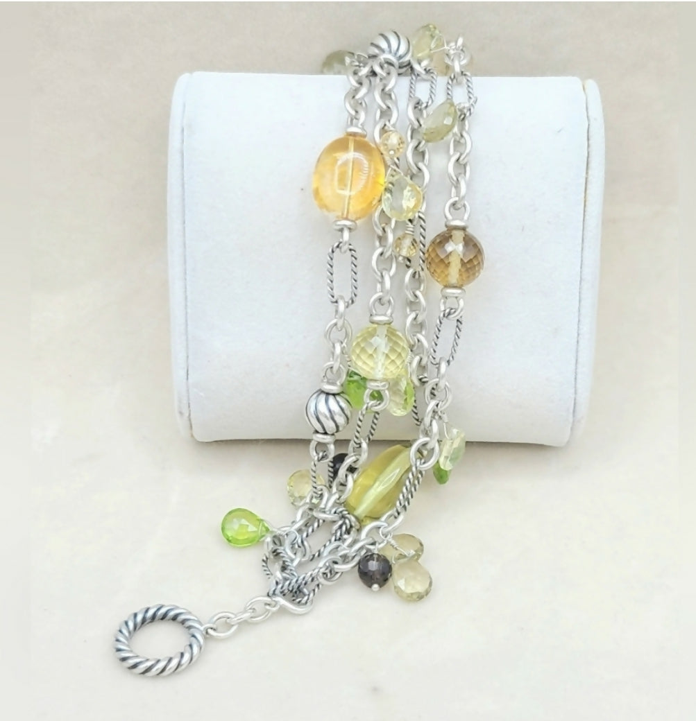 David Yurman Bijoux 4-Strand MultiGem Bracelet、mySite、hinf8tx79