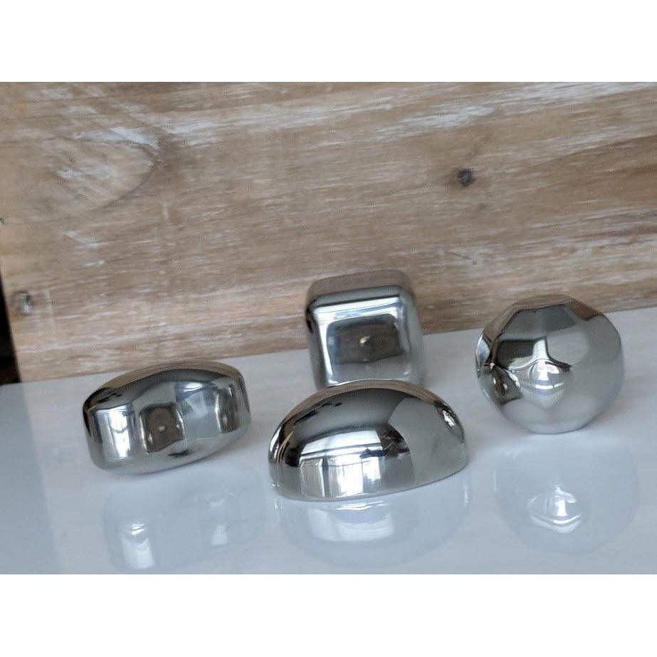 Stainless Steel Ice Cubes & Straws-Undiluted Cold Drinks! Perfect for Iced Coffee & Alcoholic Drinks. *、mySite、g9winljtr