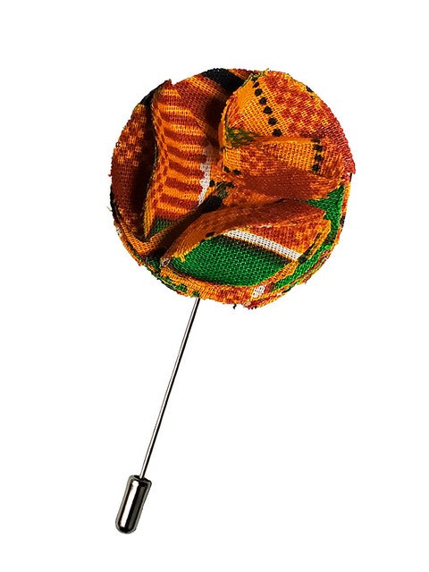 Kente African Print Lapel Pin-DP3227LP、mySite、solidvoid