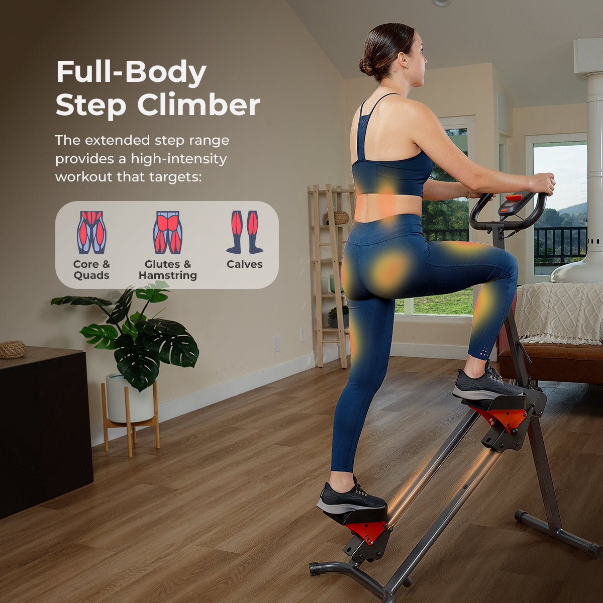  Foldable Smart Cardio Step Climber、mySite、ghnorth