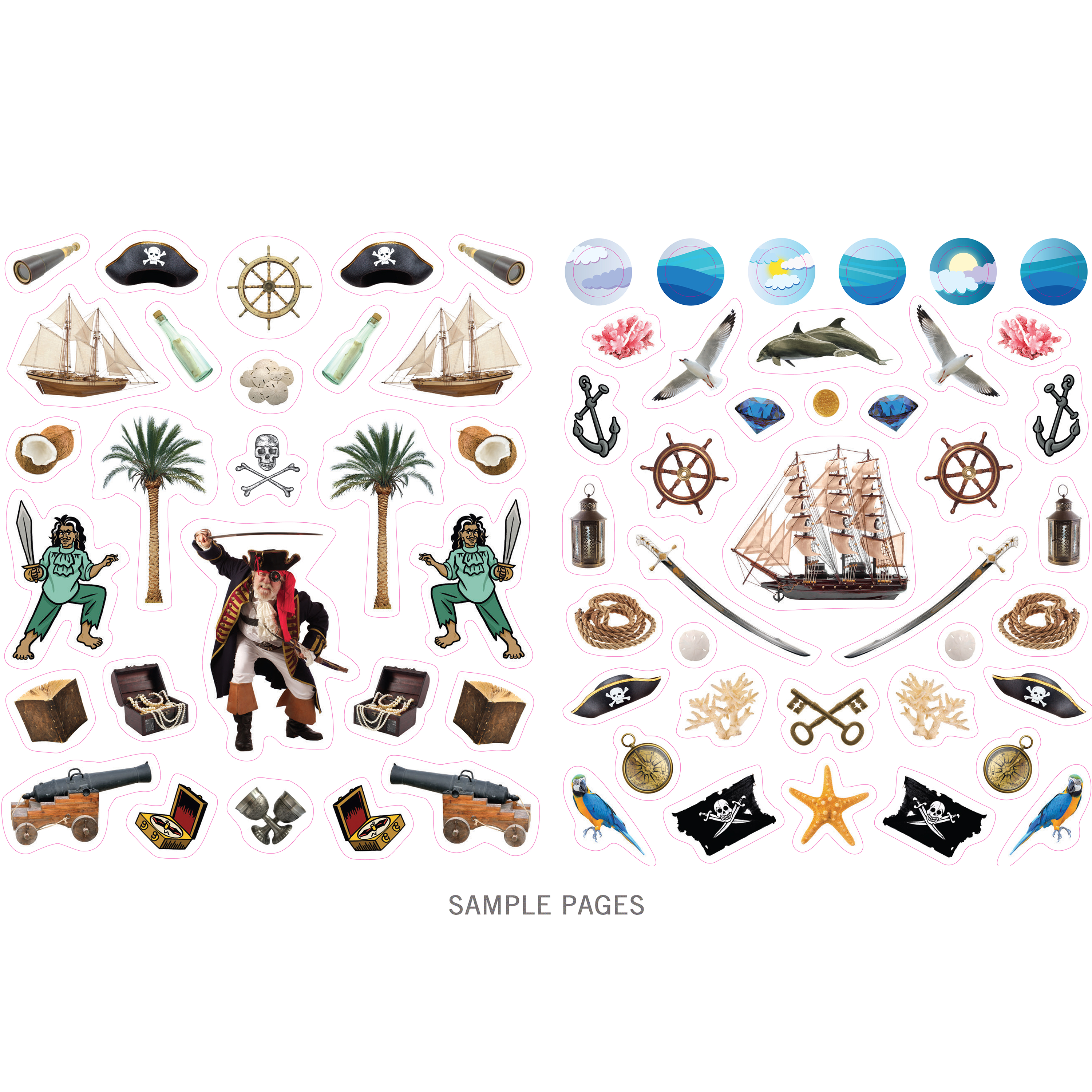  Pirates Eyelike Sticker Activity Book、mySite、ghnorth