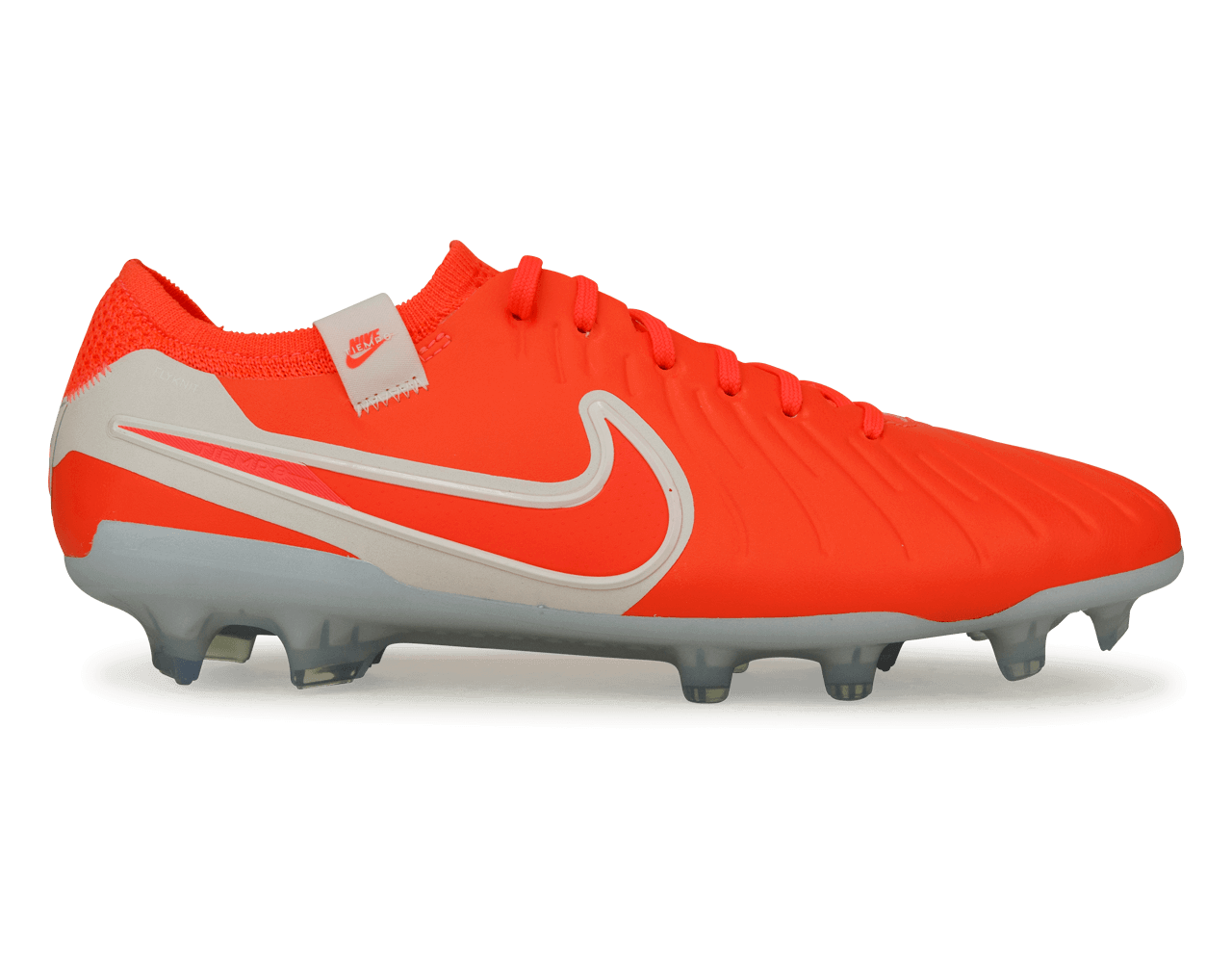 Nike Men's Tiempo Legend 10 Elite FG Hot Lava/White、mySite、noshort