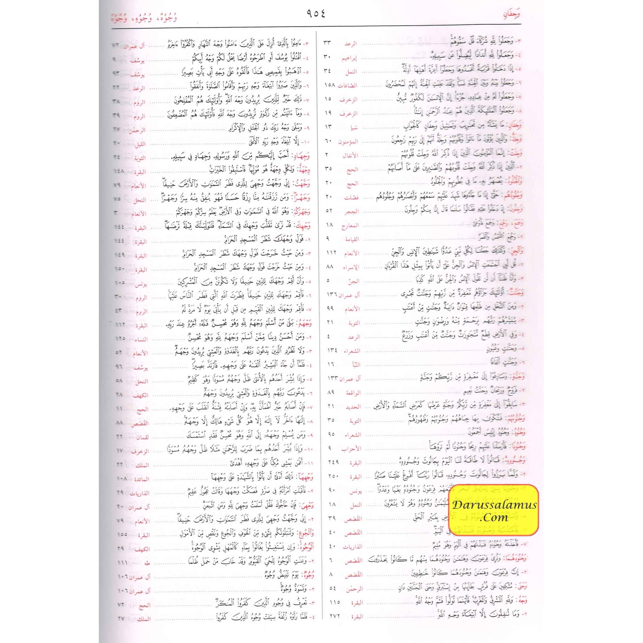 Al mojamul Mufahras Li Kalimaat Al quran Al kareem (Arabic Language) By Shaikh Abdul Waheed Noor Ahmad、mySite、topwebapps