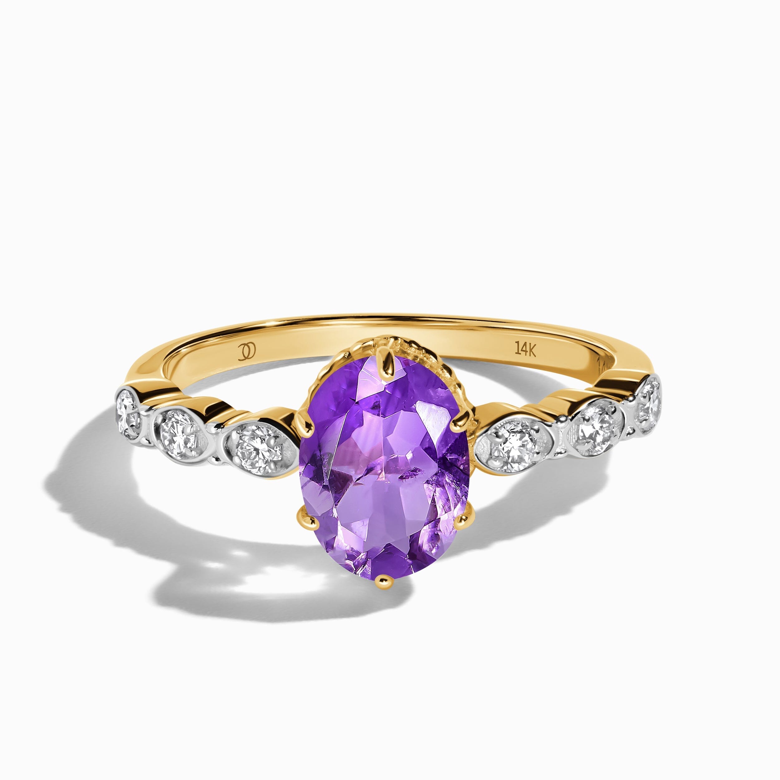 Amethyst Lab Diamond Ring - Mirth、mySite、hinf8tx79