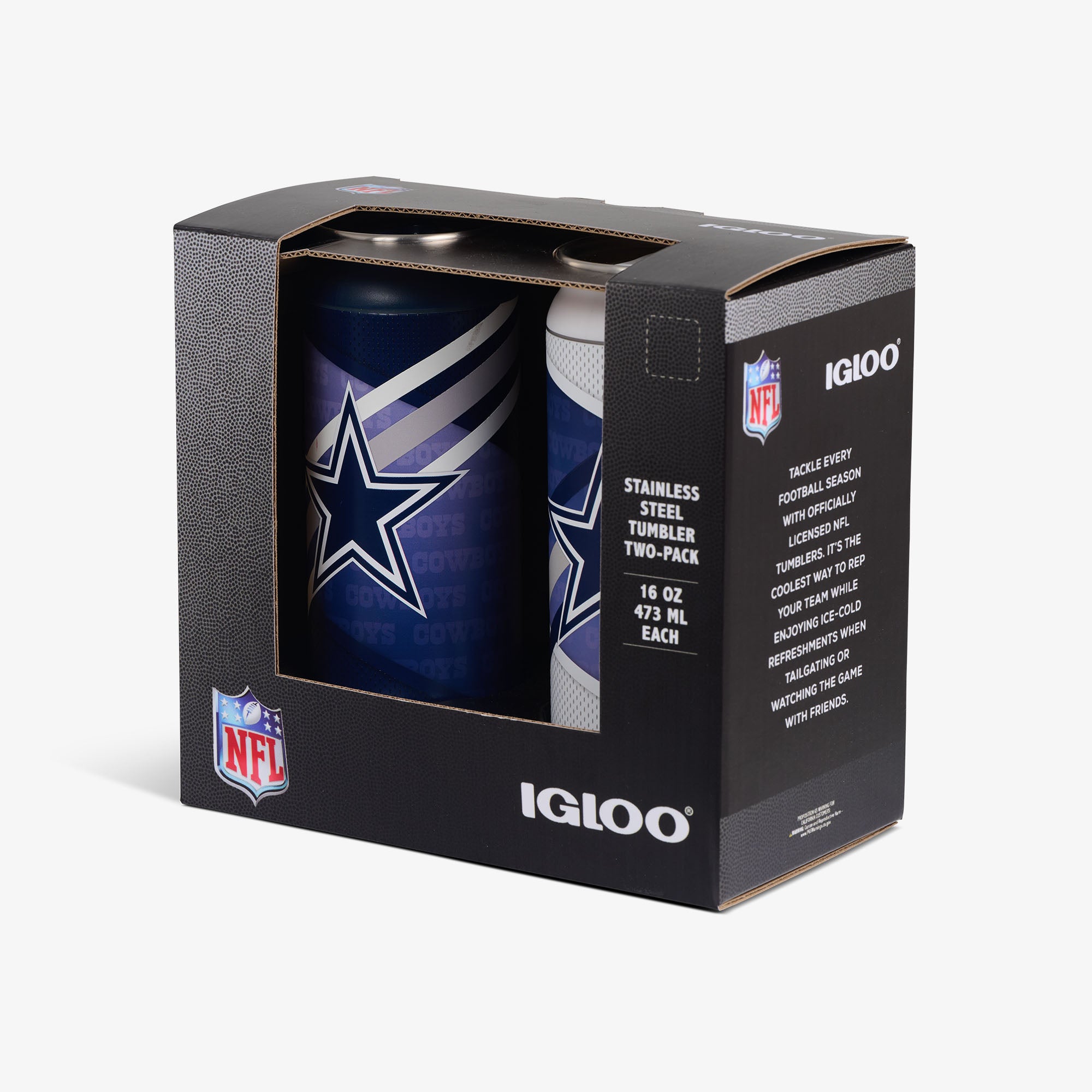 Dallas Cowboys Home & Away 16 Oz Can 2-Pack、mySite、noshort
