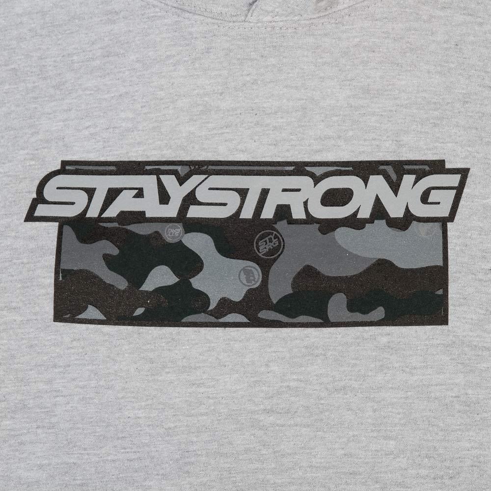  Stay Strong Camo Youth Hooded Sweat - Moon Dust Grey、mySite、merchandisen