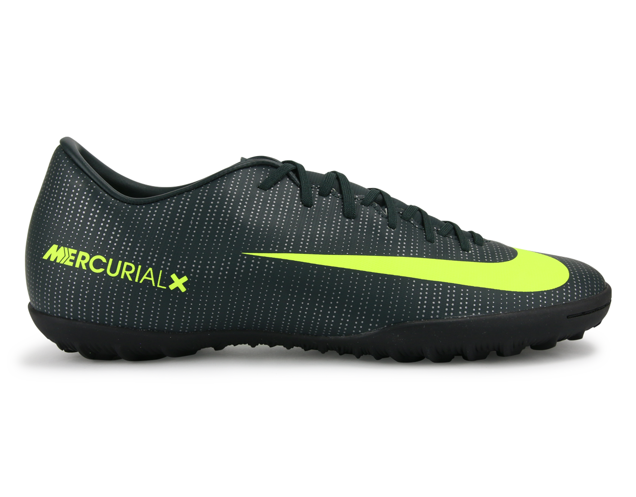 Nike Men's MercurialX Victory VI CR7 Turf Soccer Shoes Seaweed/Volt/Hasta/White、mySite、noshort