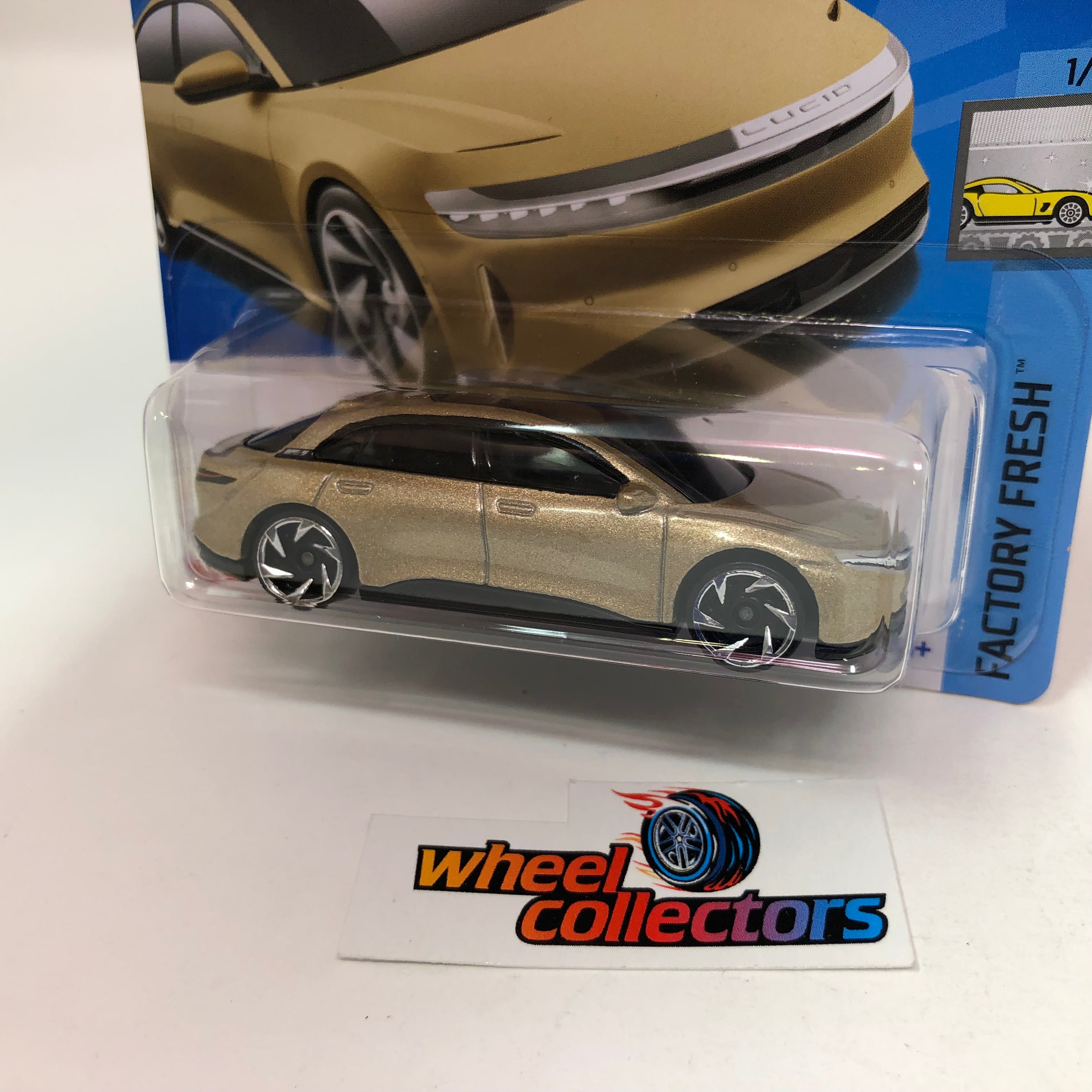 Lucid Air #97 * Gold * 2023 Hot Wheels Case D Short Card、mySite、hgirdovlk