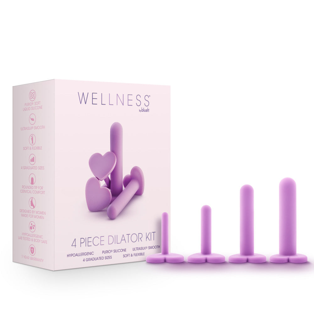 Wellness By Blush™ | UltraSilk® Progressive 4-Piece Dilator Kit - Made with Puria™ Silicone、mySite、bottomscart