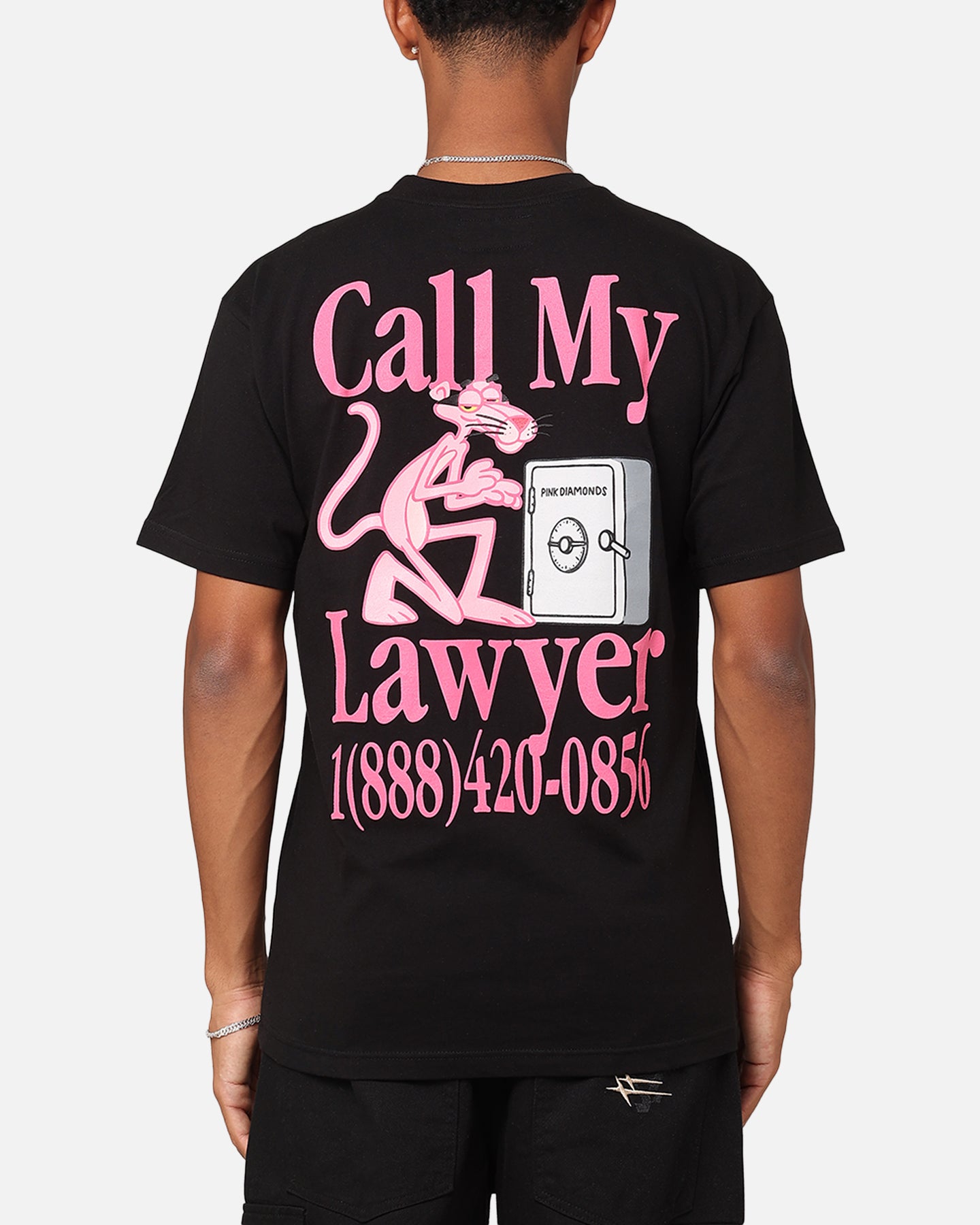 Market Pink Panther Call My Lawyer T-Shirt Black、mySite、zt4zffjzw