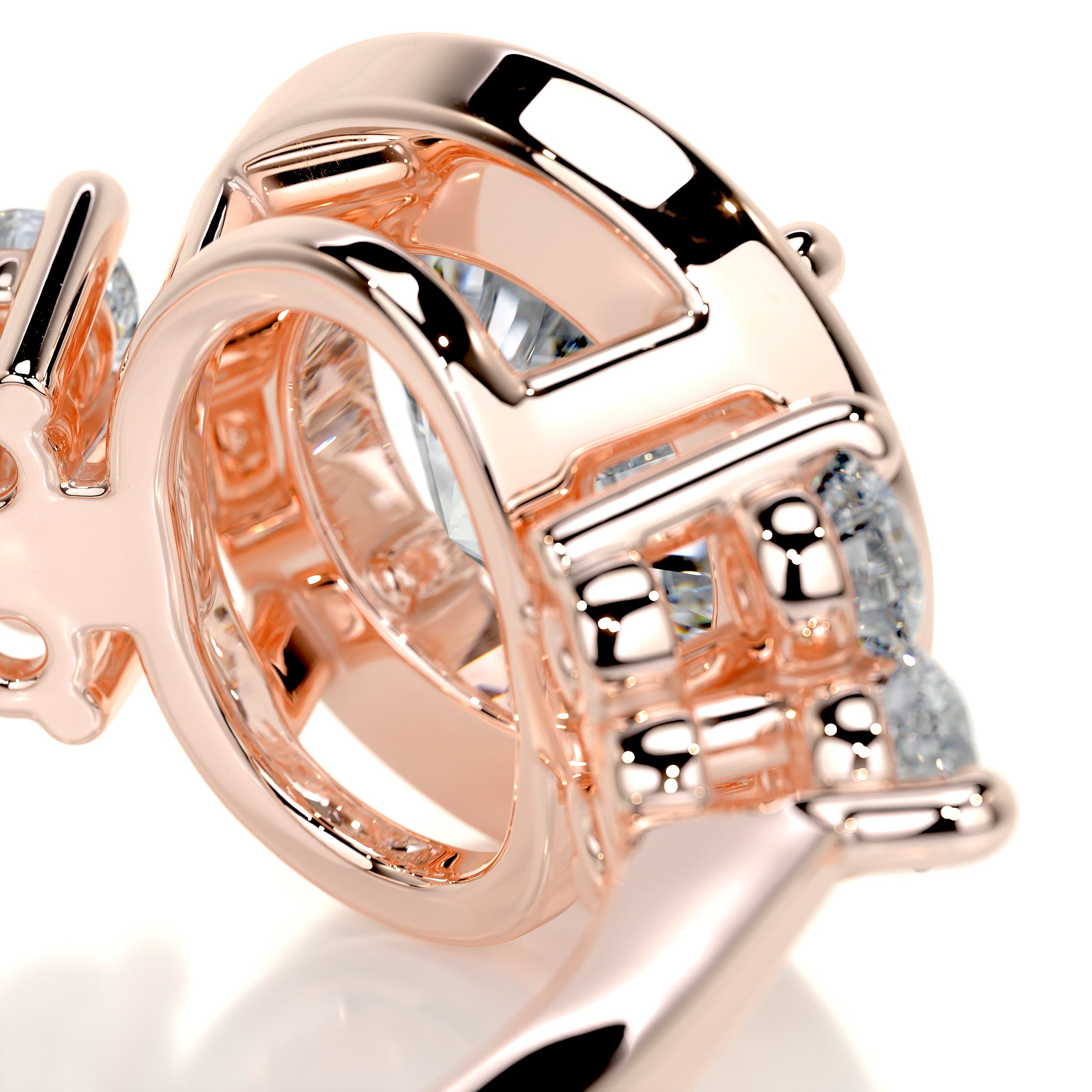 Ivy Vintage Diamond Engagement Ring -14K Rose Gold、mySite、hinf8tx79