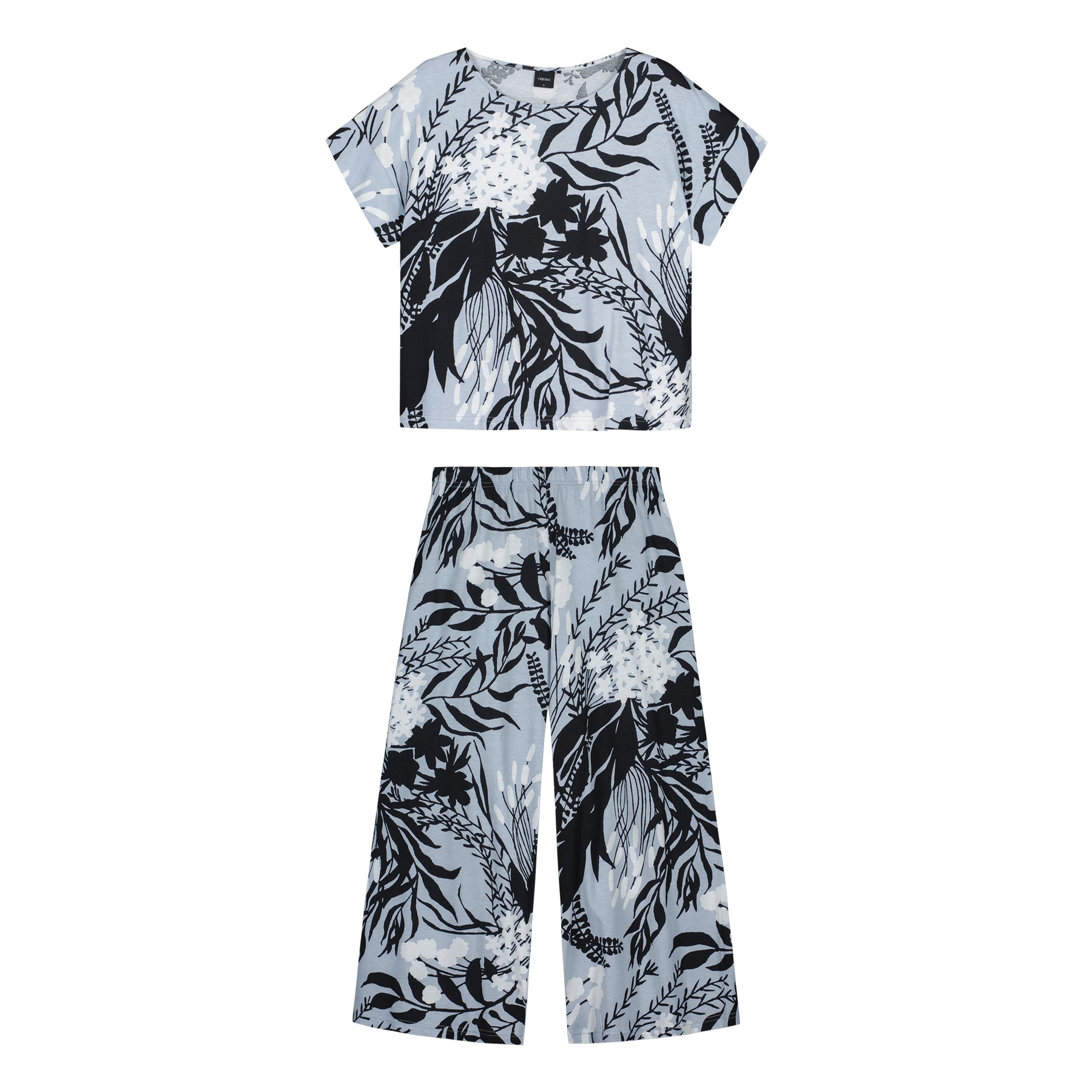  Nanso Puutarha SS Top+Cropped Pants Set、mySite、justintrudeaud