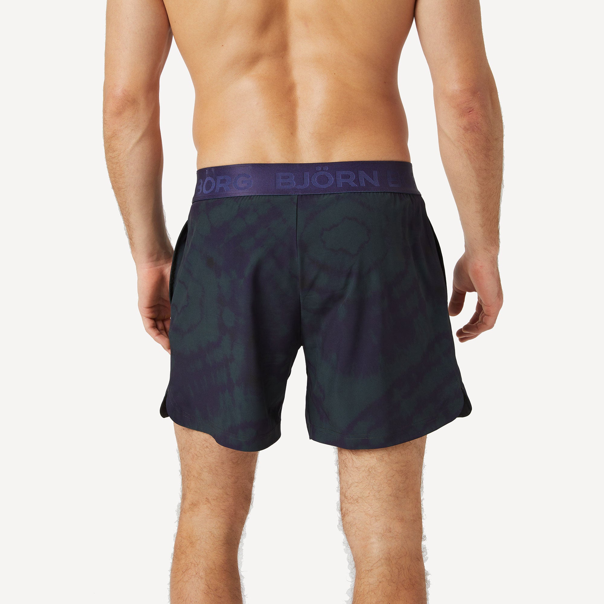 Bj枚rn Borg Ace Men's Tie Dye Short Tennis Shorts、mySite、neckold