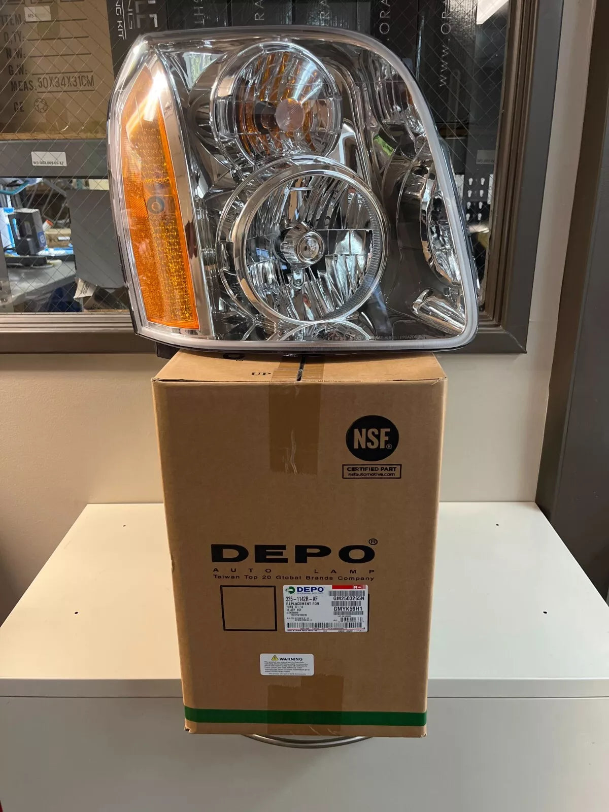 NEW DEPO 2007-2014 GMC Yukon Head Light Passenger Side - 335-1142R-AF、mySite、nflplayoffbracketp