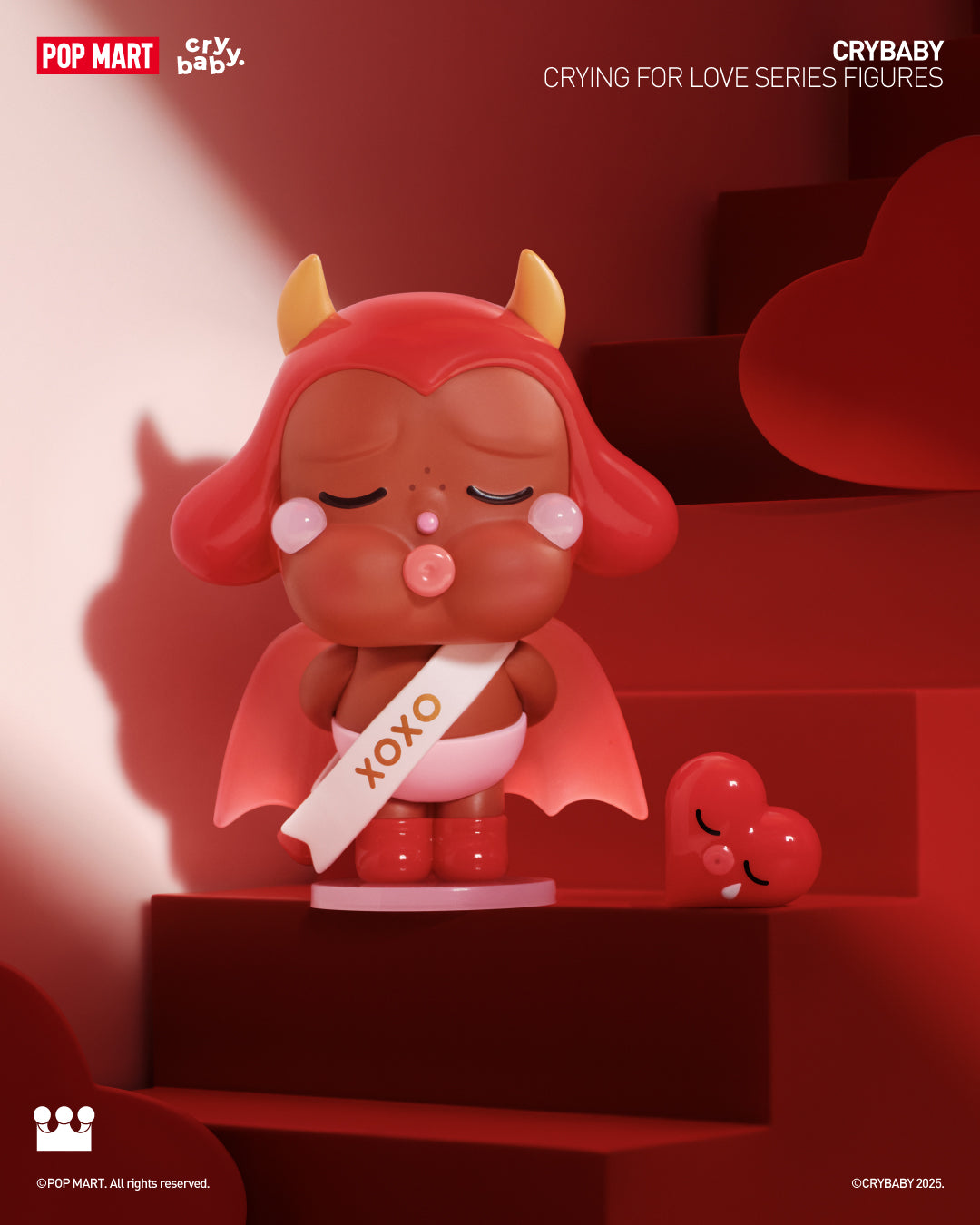  POP MART CRYBABY Crying For Love Series Figures、mySite、greenlandpopulation