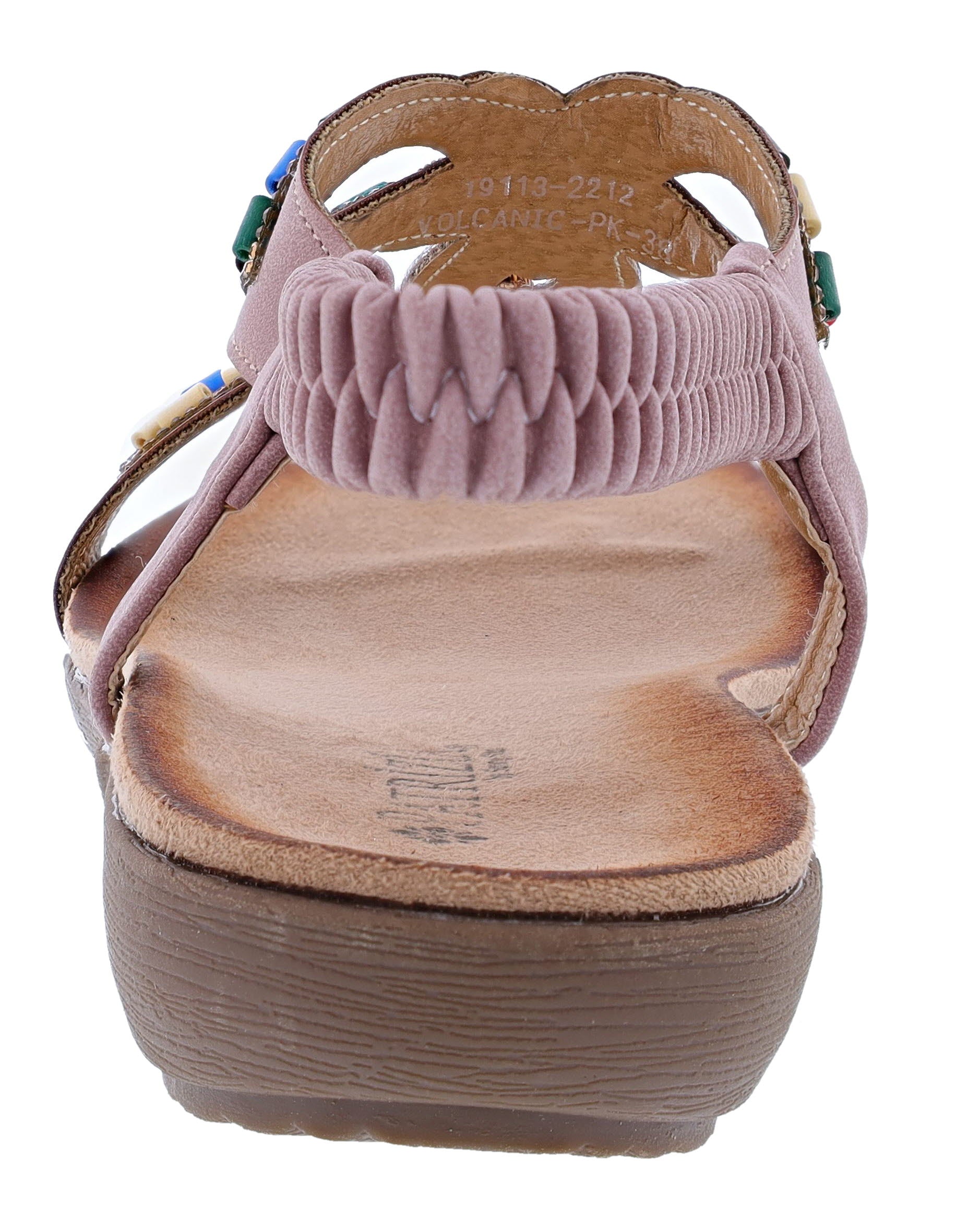 Patrizia Women's Volcanic T-Strap Summer Sandals By Spring Step、mySite、dreamappss