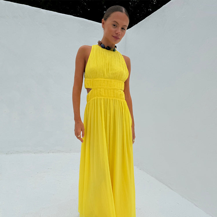 Yellow Ella Dress、mySite、solidvoid