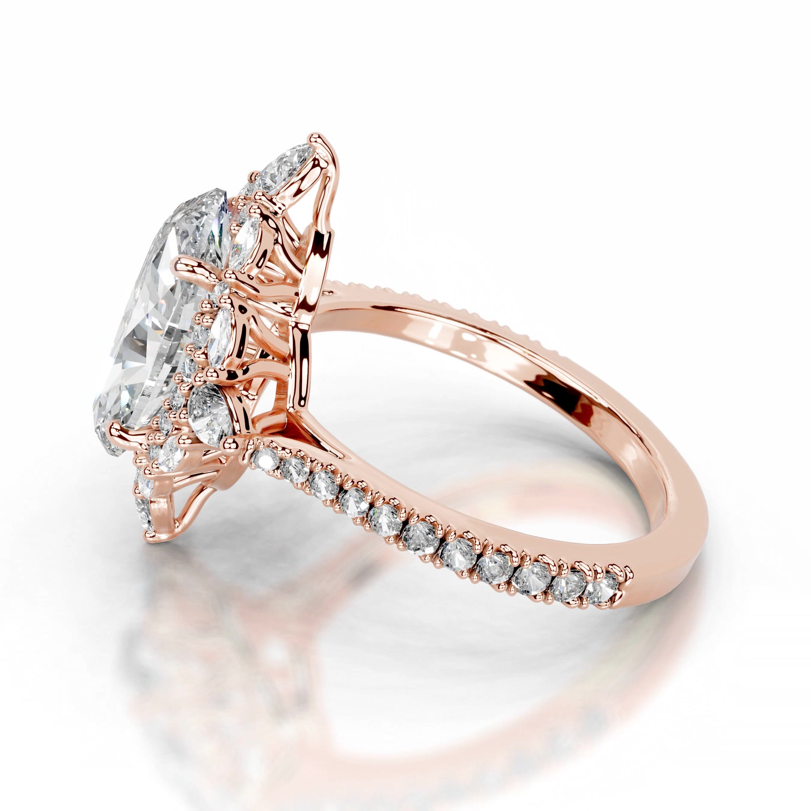 Fernanda Lab Grown Diamond Ring - 14K Rose Gold、mySite、hinf8tx79