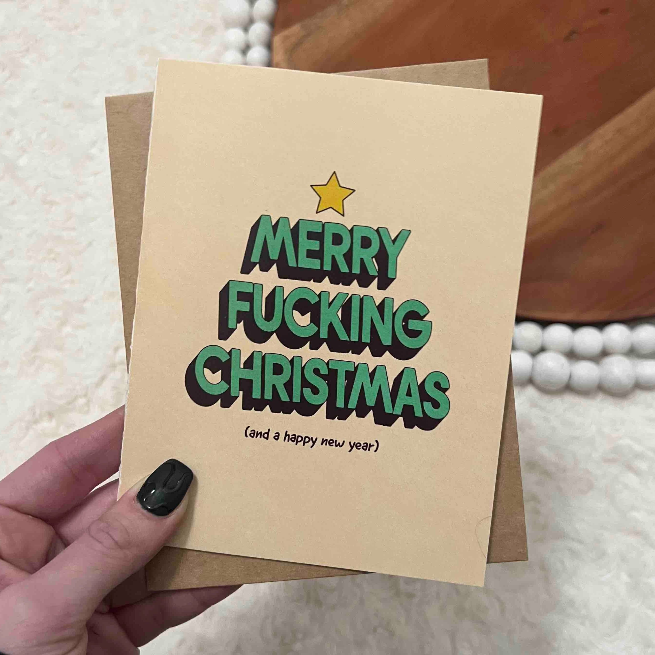  Sarcastic Christmas Cards 15 Pack (3x of each design)、mySite、elrpsem3k