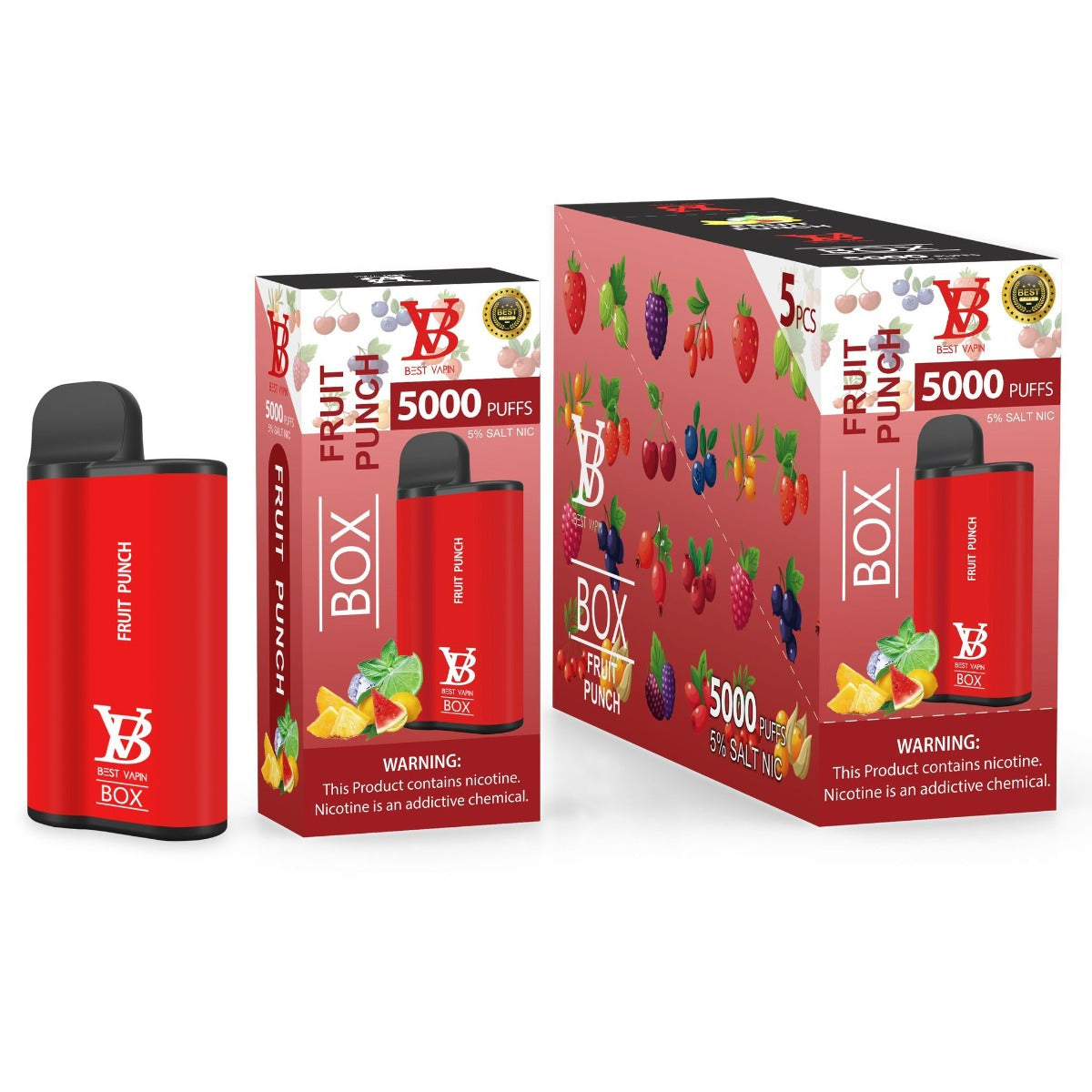 Best Vapin Box 5000 Puffs 5 Pk Disposable Vape、mySite、zt4zffjzw