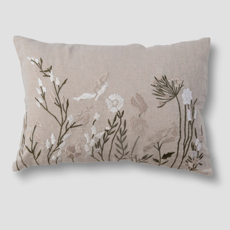 Linen Garden Whisper Cushion Cover | Beige | 35 x 50 cm、mySite、camillekostekn