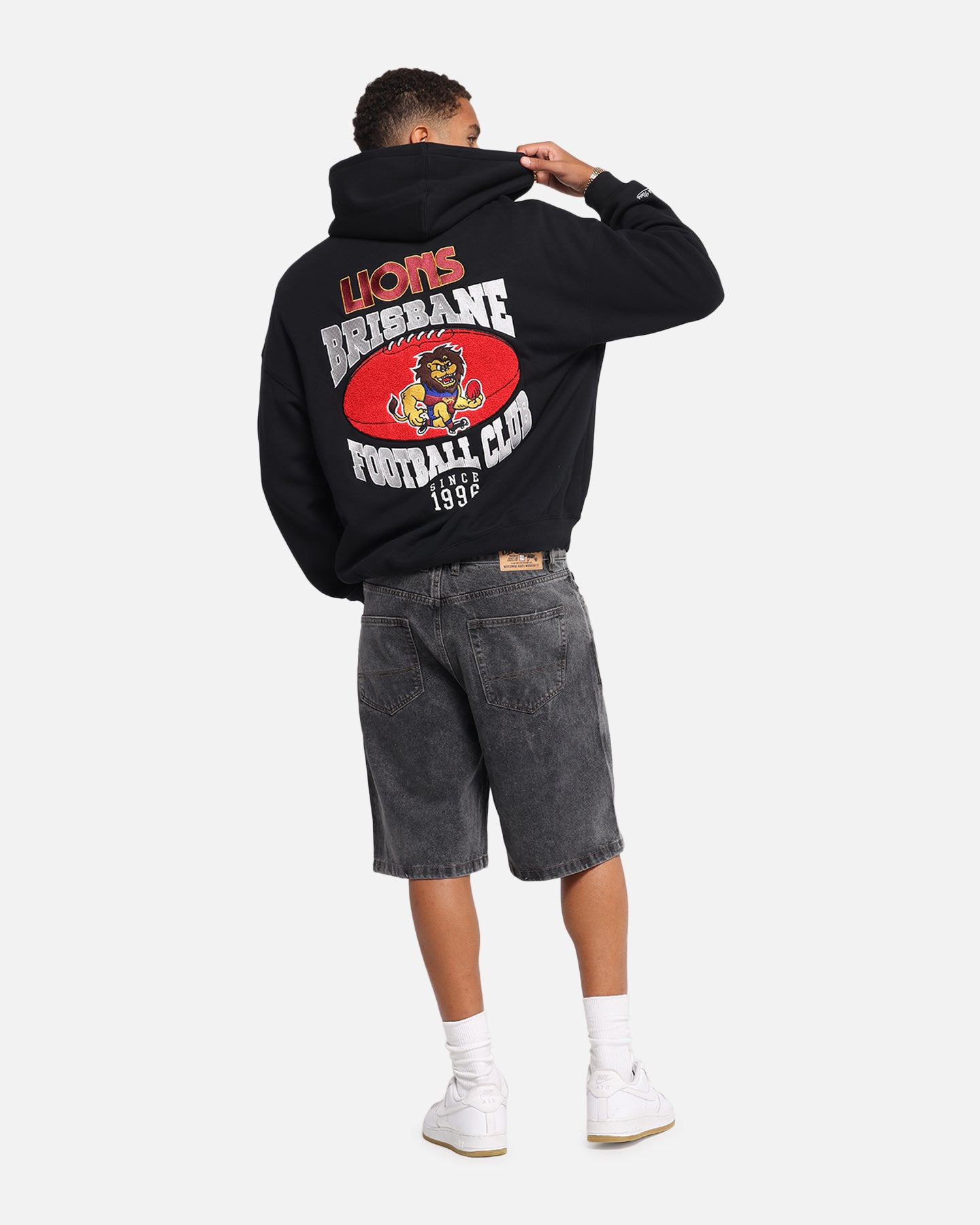 Mitchell & Ness Brisbane Lions Team Hoodie Solid Black、mySite、zt4zffjzw