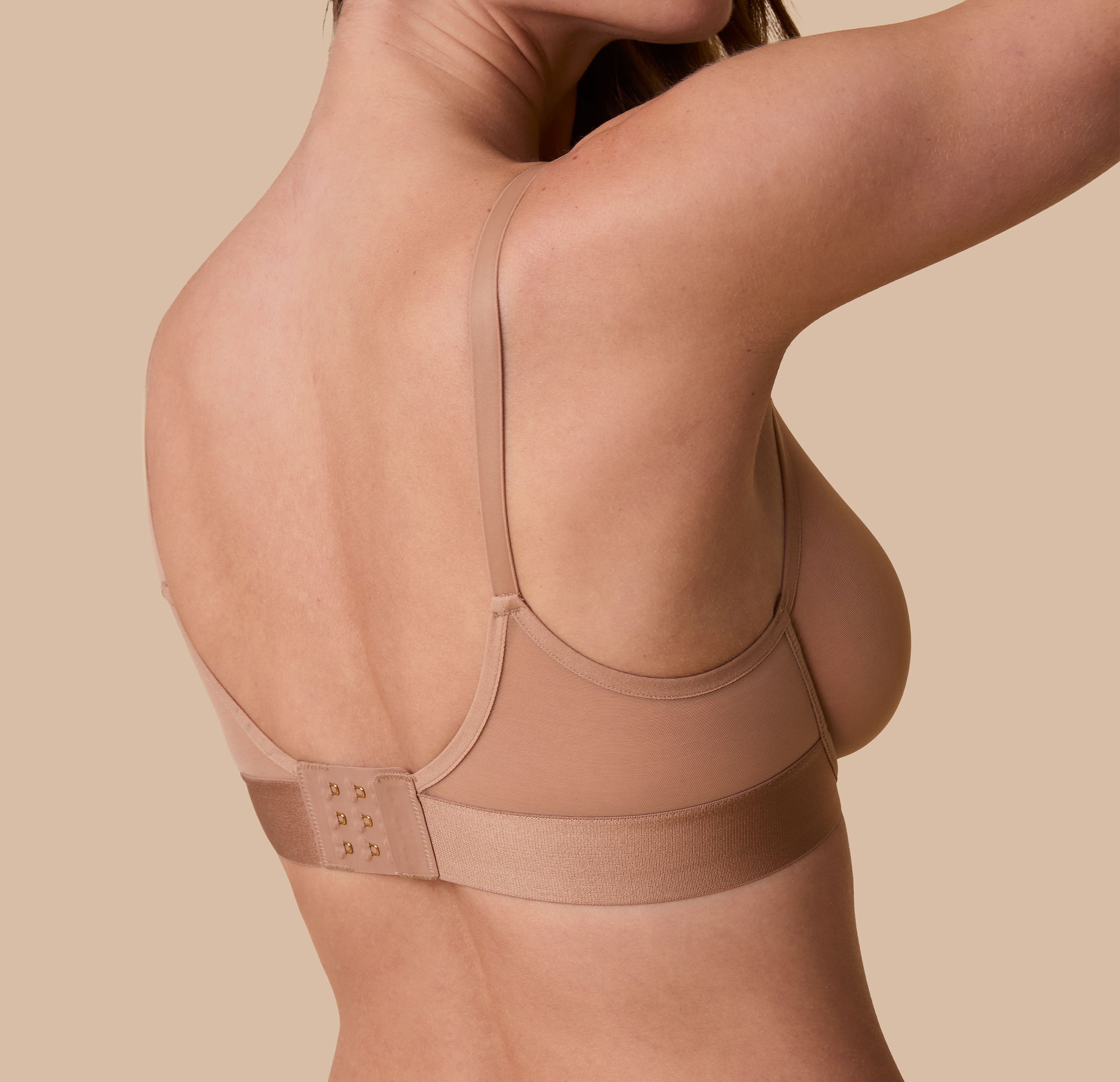 ComfortMesh™ Plunge Bra - Taupe、mySite、bengalsvssteelers