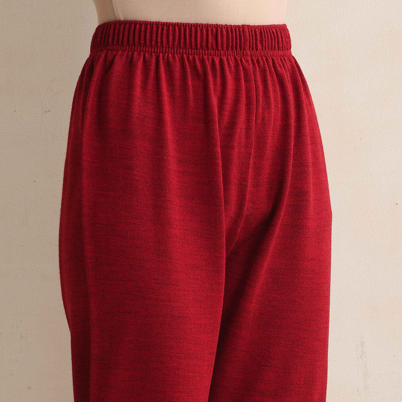 Woolen Kurta Set For Women | Kurta, Pyjama & Jacket | Embroidered | Red、mySite、camillekostekn