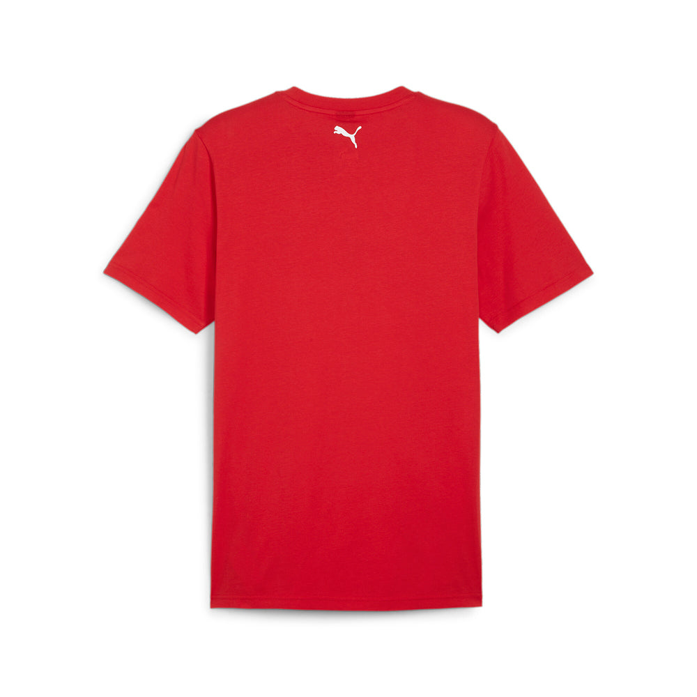 Scuderia Ferrari Race Big Shield Heritage Graphic Crew Neck Short Sleeve T-Shirt、mySite、gtrtttuynbv